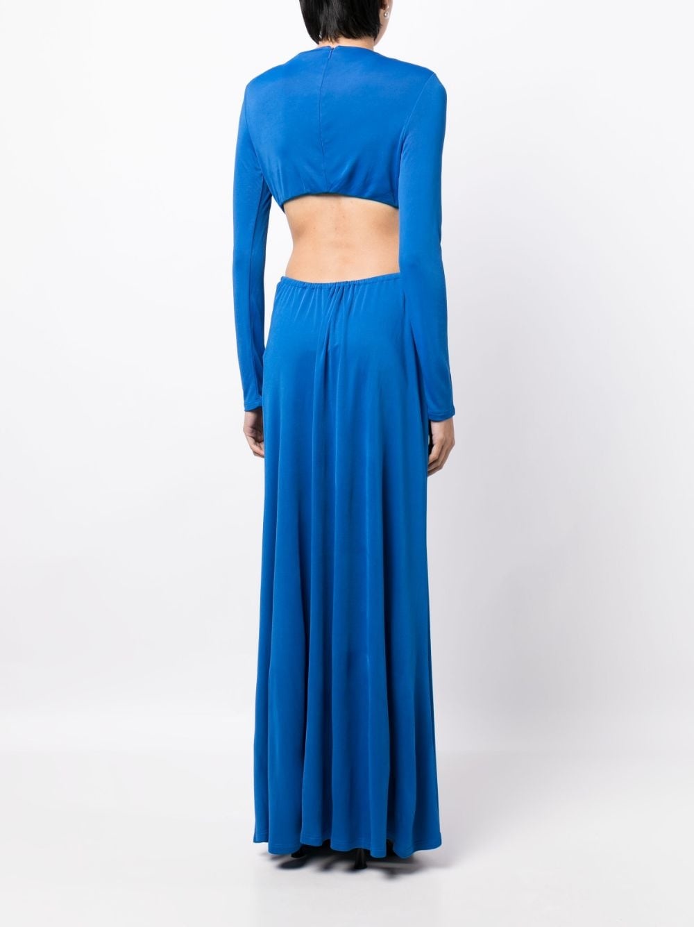 knotted cut-out maxi dress - 4