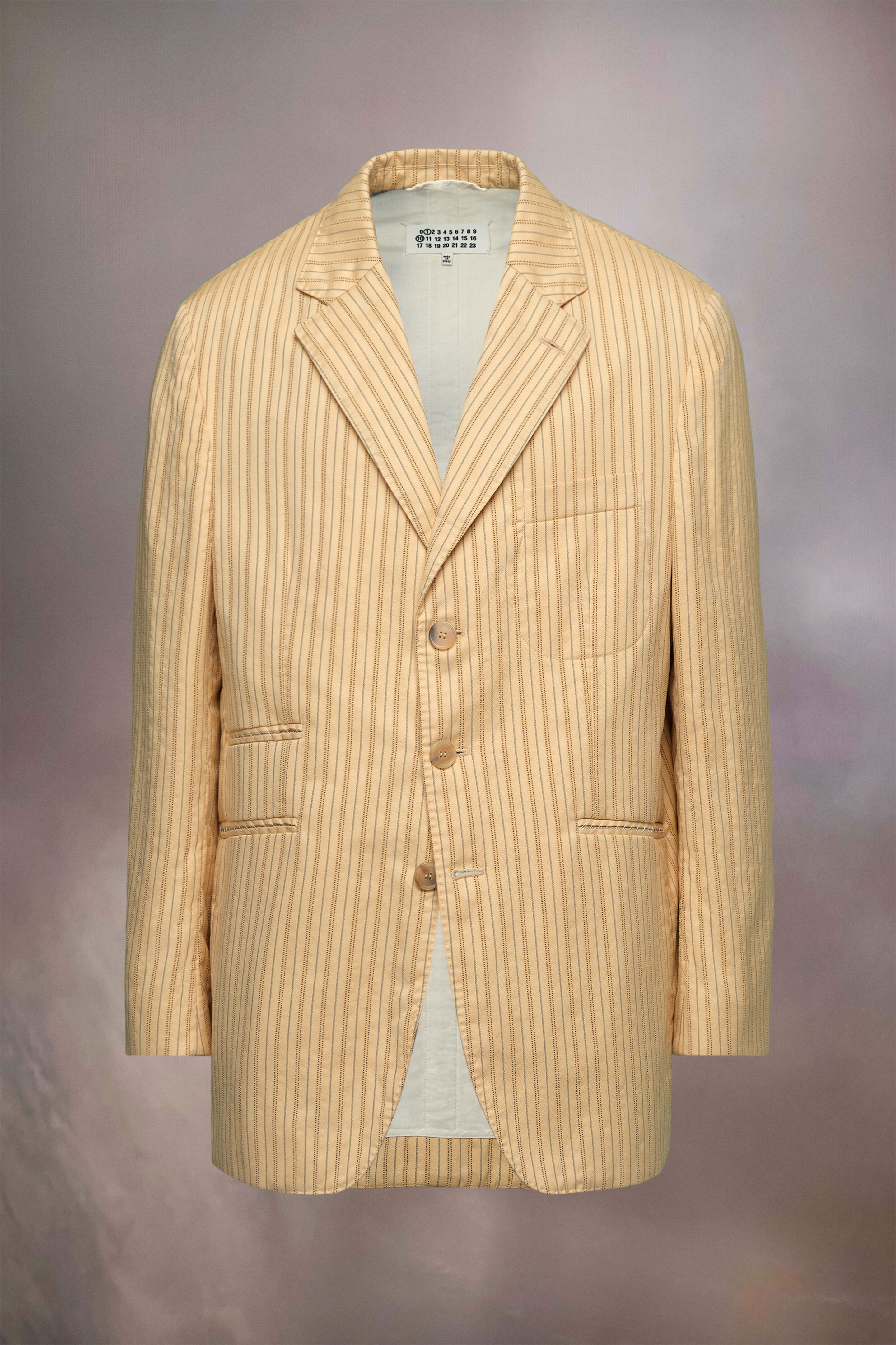 Stripe cotton jacket - 1
