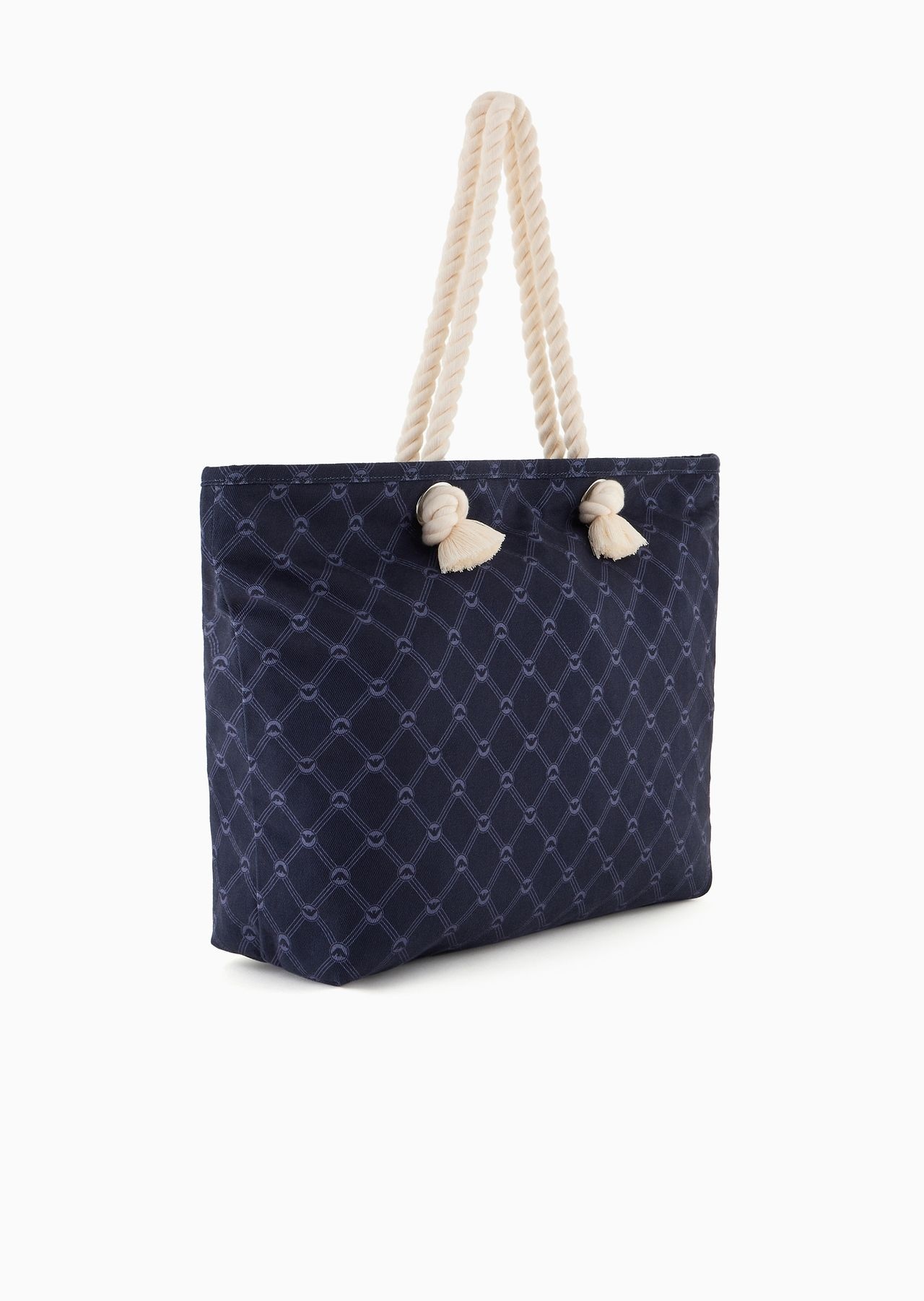 Woven monogram beach bag - 2