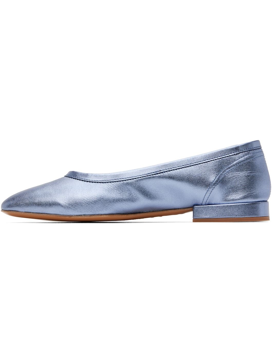 Blue Serafina Ballerina Flats - 3