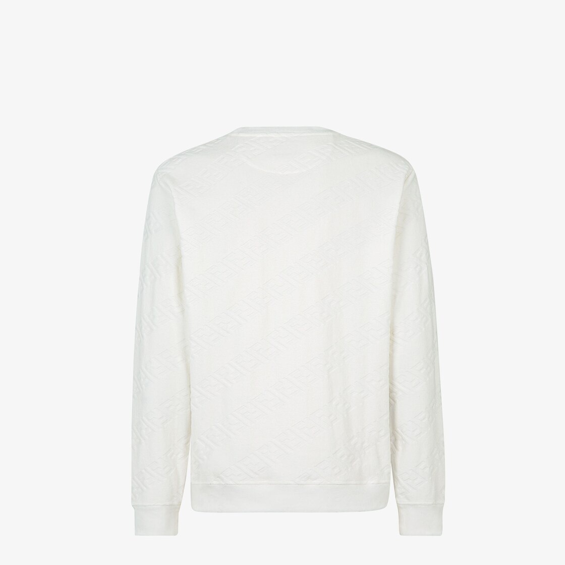 White chenille sweatshirt - 2