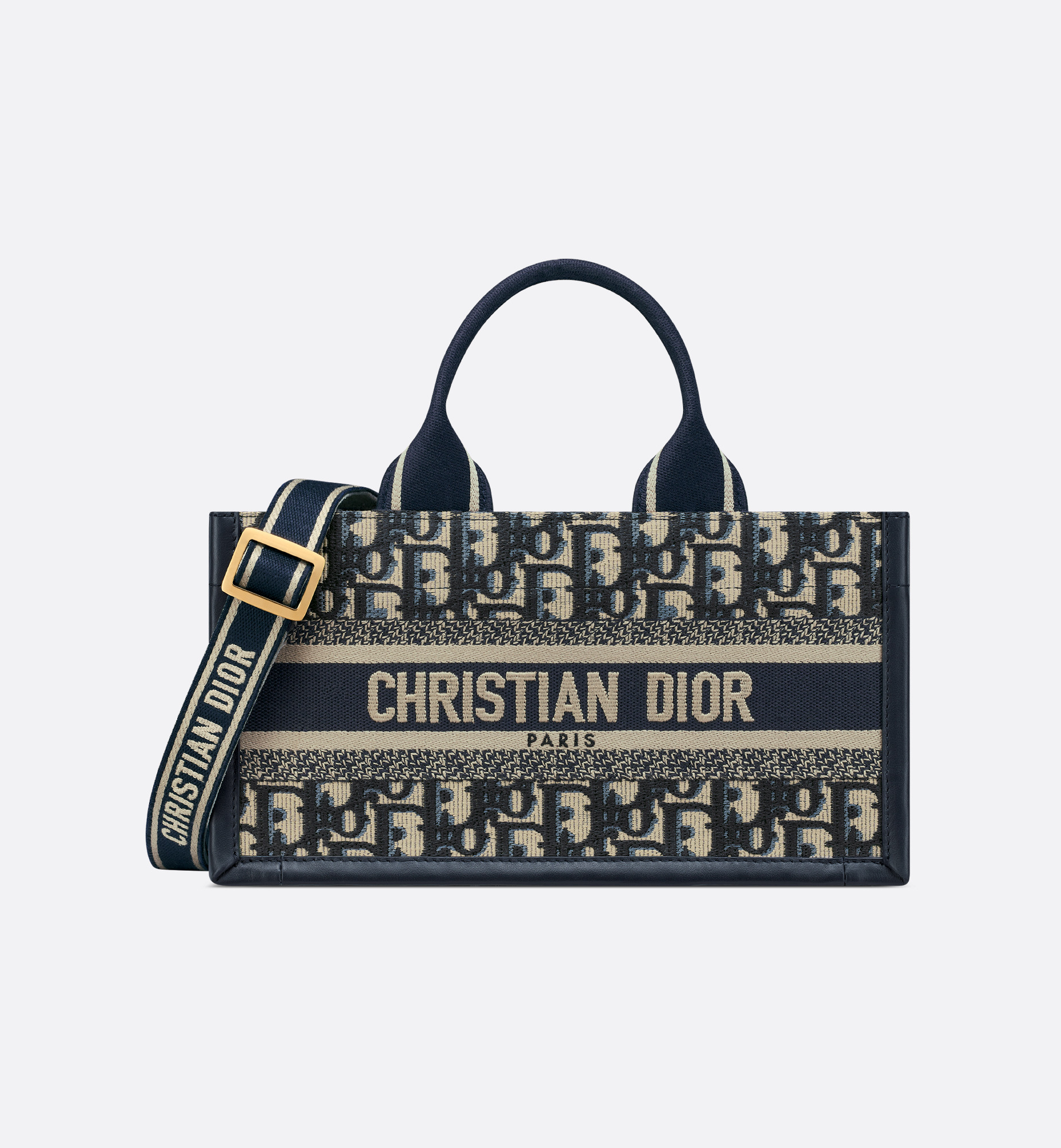 East-West Dior Book Tote with strap - 1