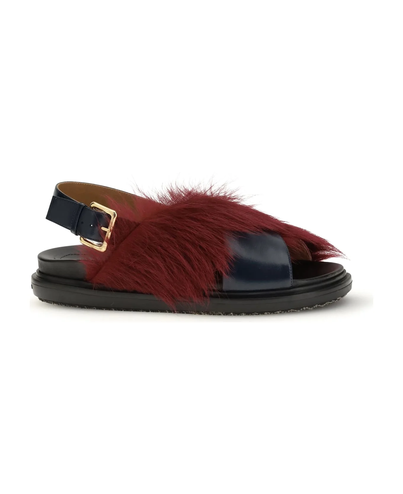 Fur-lined Fussbett Sandals - 1