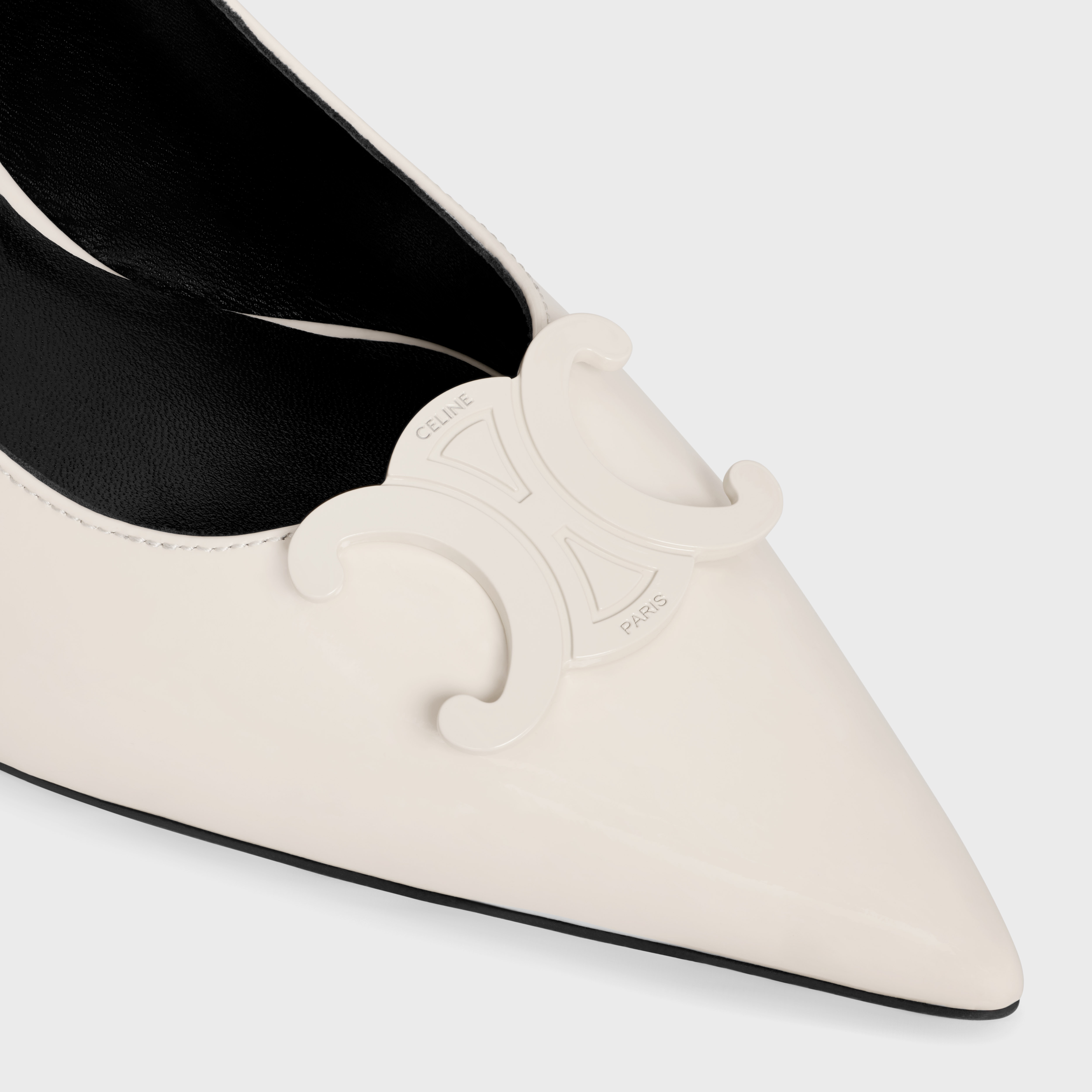 CELINE ALMA TRIOMPHE SLINGBACK in PATENT CALFSKIN - 4