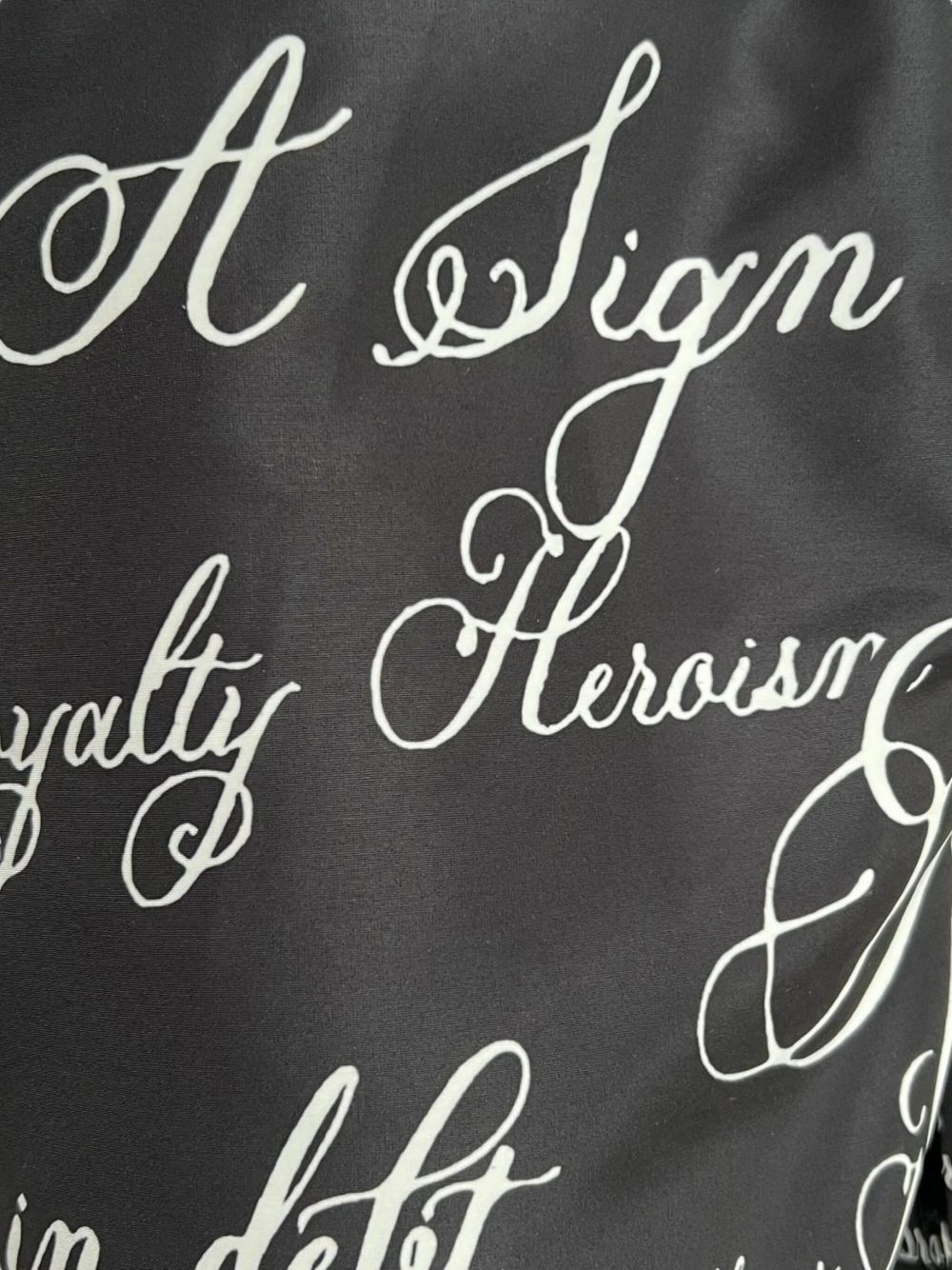text-print shirt - 3