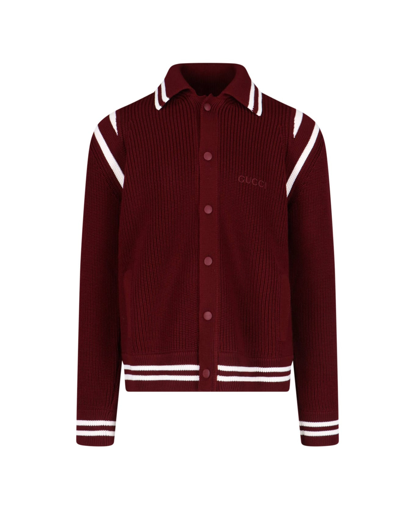 Wool Logo Cardigan - 1