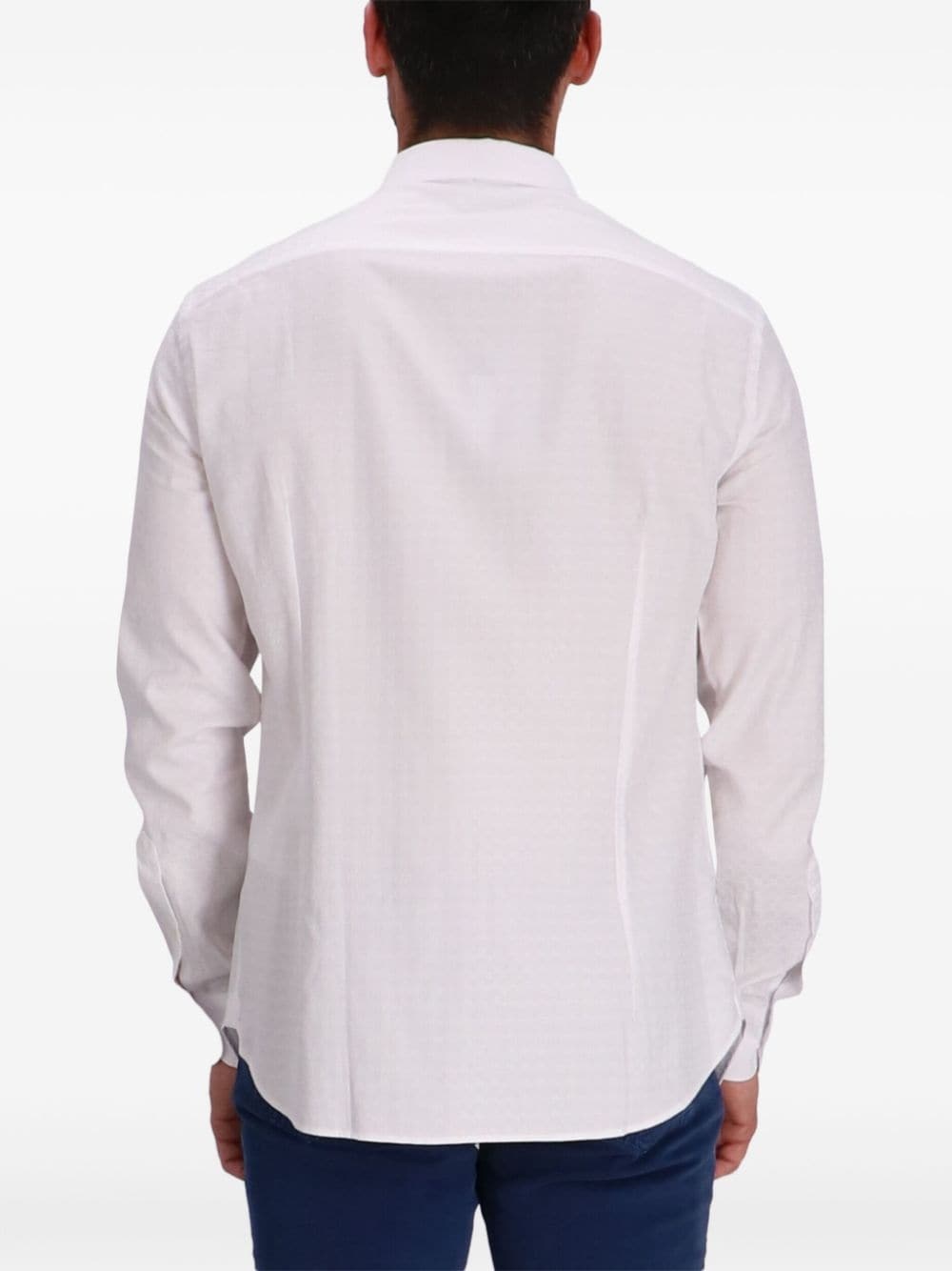 long-sleeved cotton shirt - 4