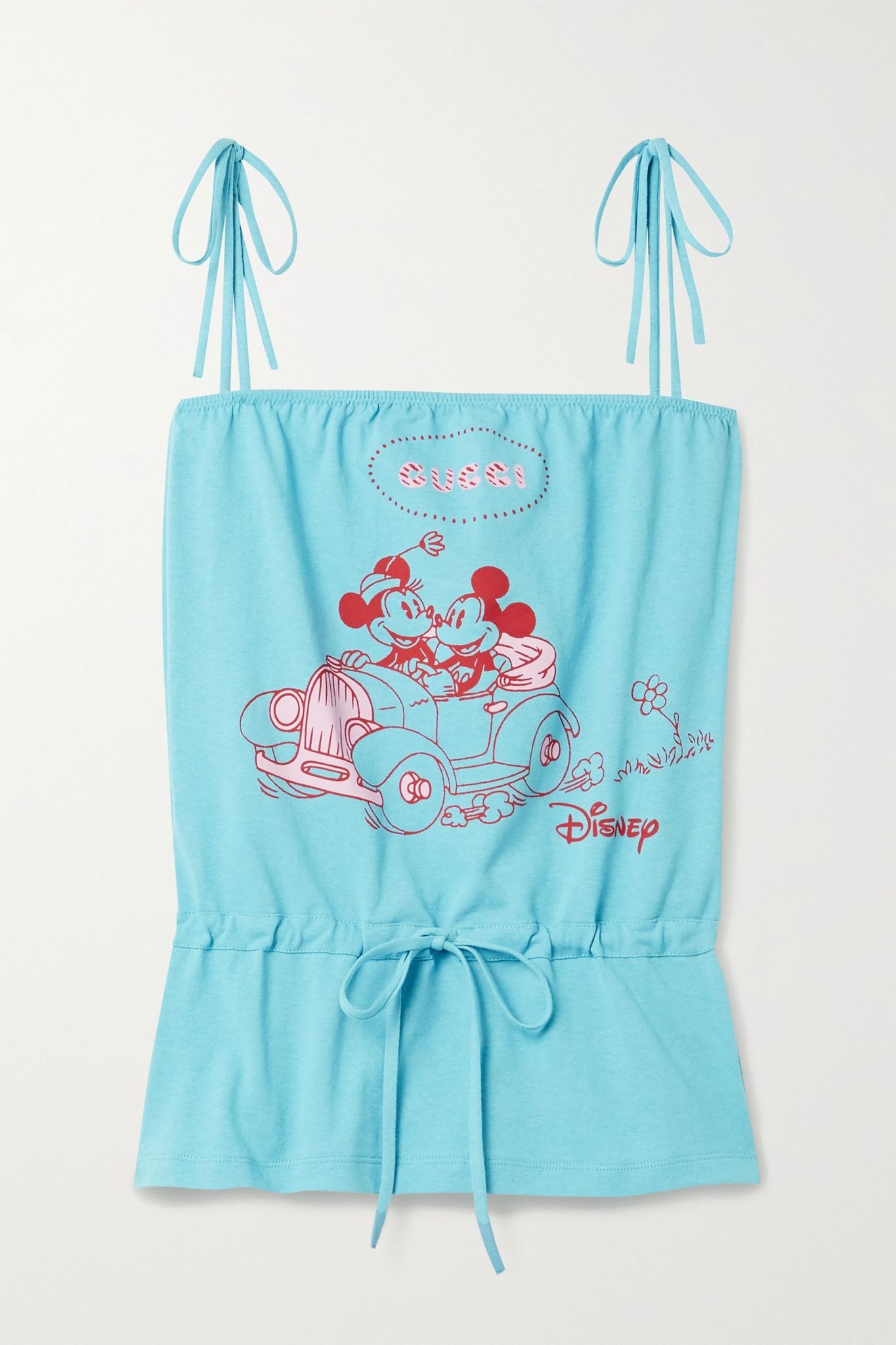 + Disney printed cotton-jersey camisole - 1