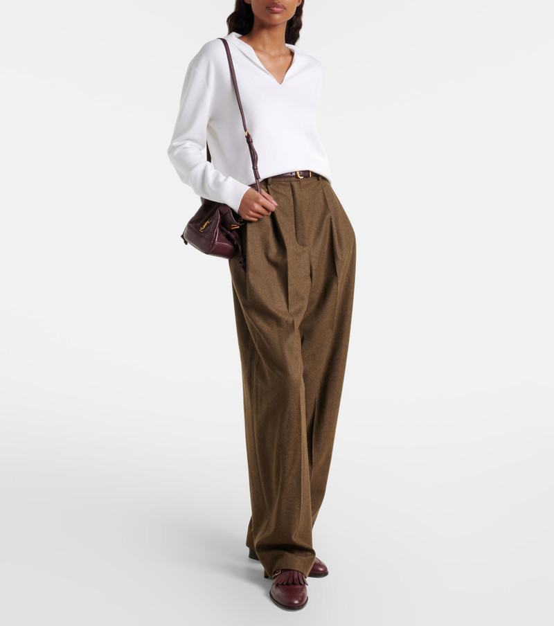 Loro Piana Siena silk and cotton polo sweater outlook