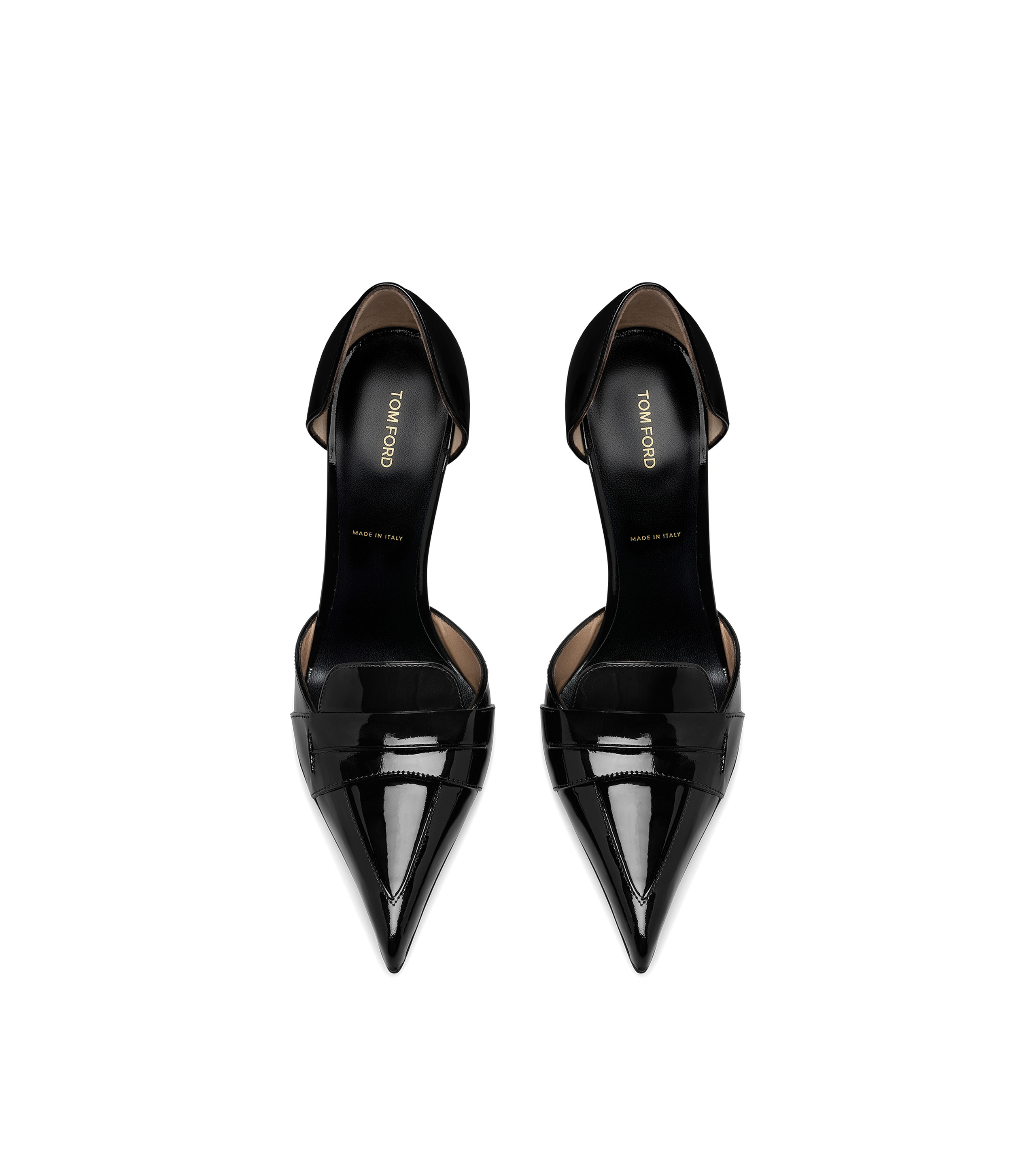 PATENT LEATHER EVA D'ORSAY PUMP - 4