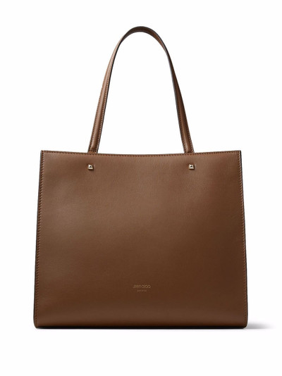 JIMMY CHOO Varenne leather tote bag outlook