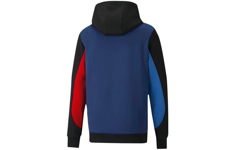 PUMA PUMA x BMW M Motorsport Regular Fit Full-Zip Men's Regular Fit Hoodie 'Black Red Blue' 531187-04 outlook