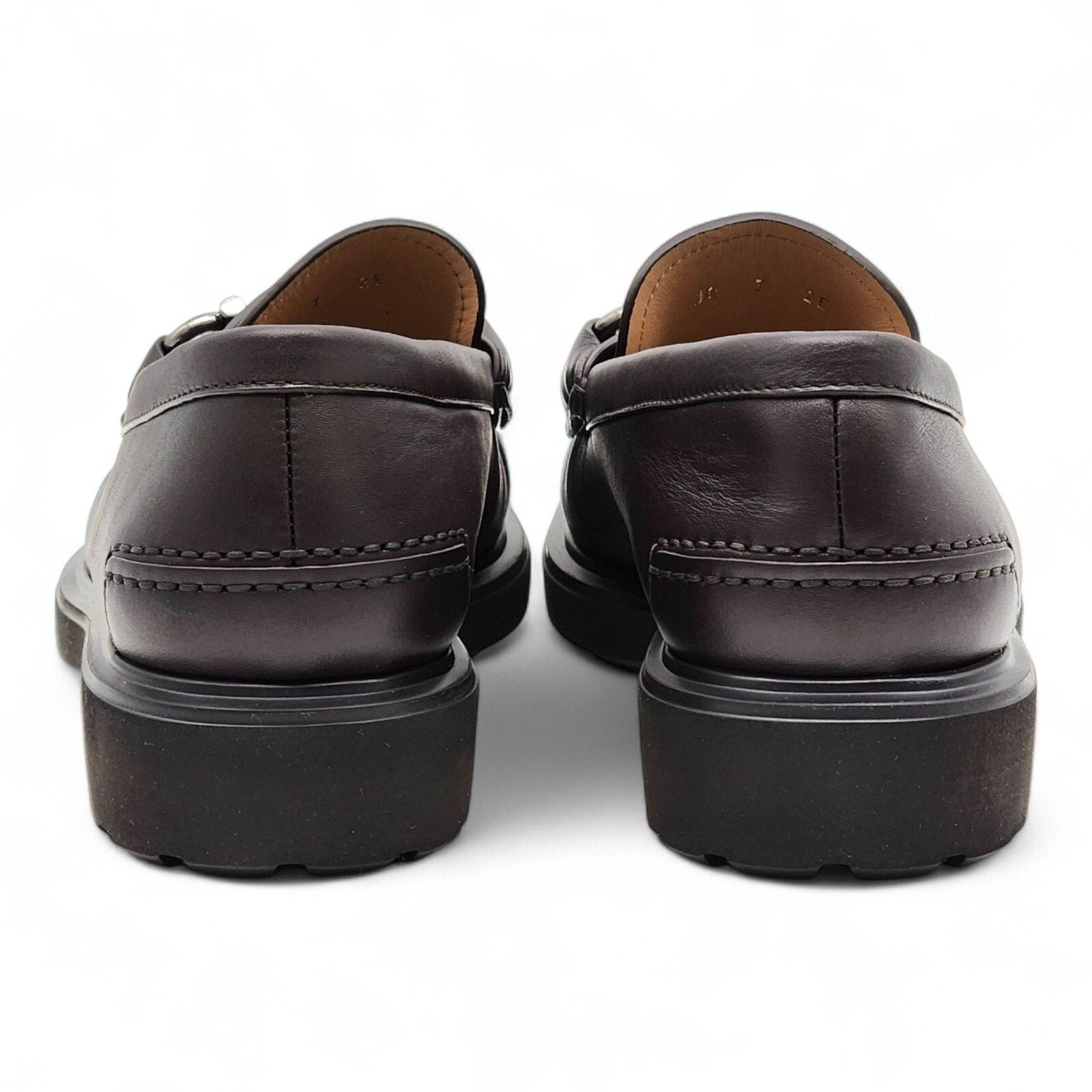 Salvatore Ferragamo Glasgow Calfskin Leather Loafers Brown - 5