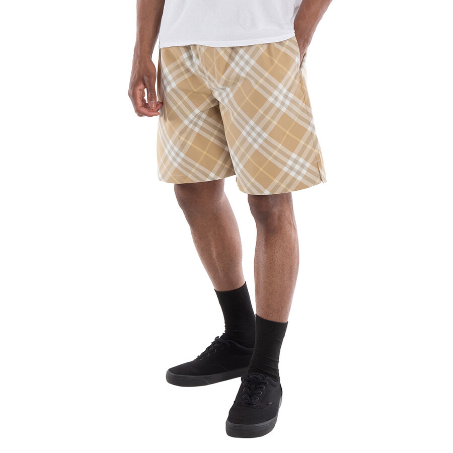 Burberry Check Pattern Belted Waist Shorts - 2