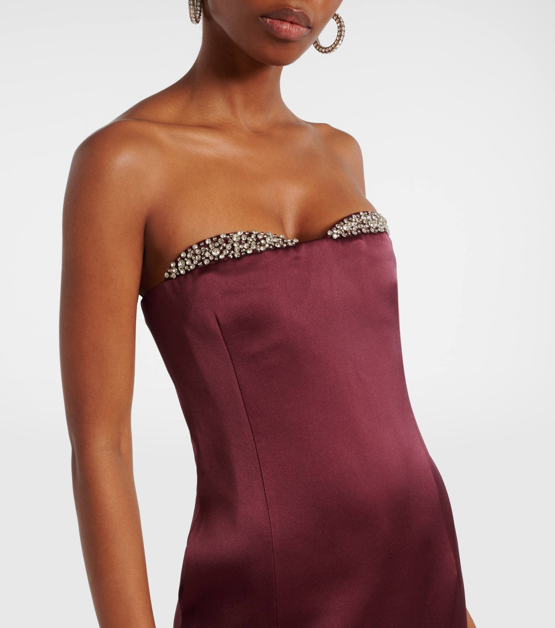 Noélie embellished satin gown - 4