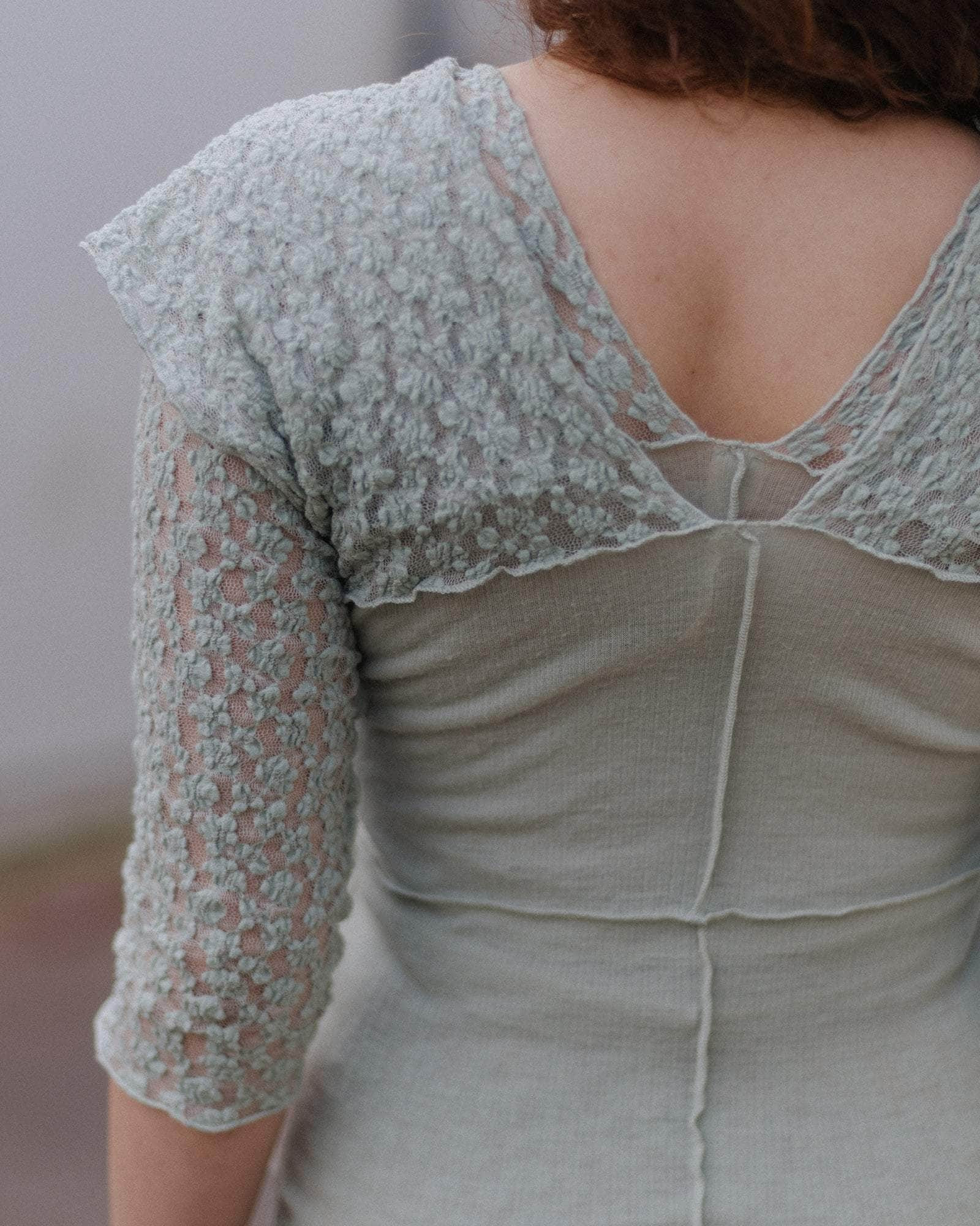 Nehru Tank - Lace & Wool - 4