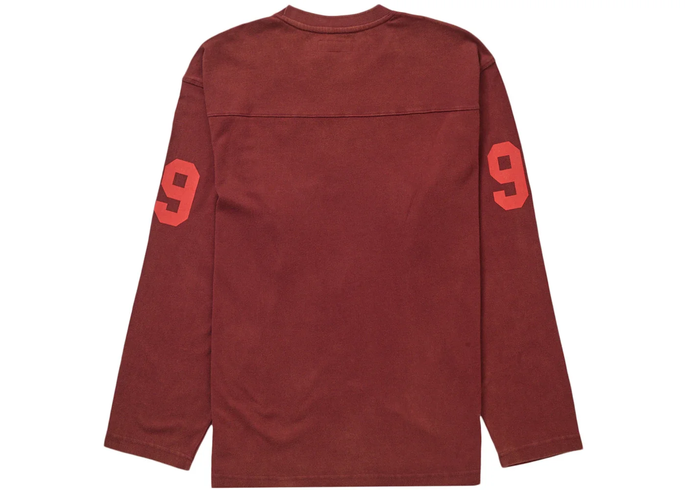 Supreme Supreme 99 L/S Football Top Maroon | REVERSIBLE