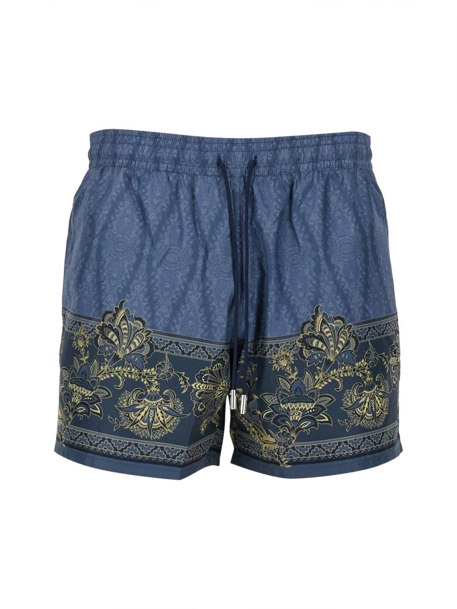 Etro Men Swimsuit With Print - 1