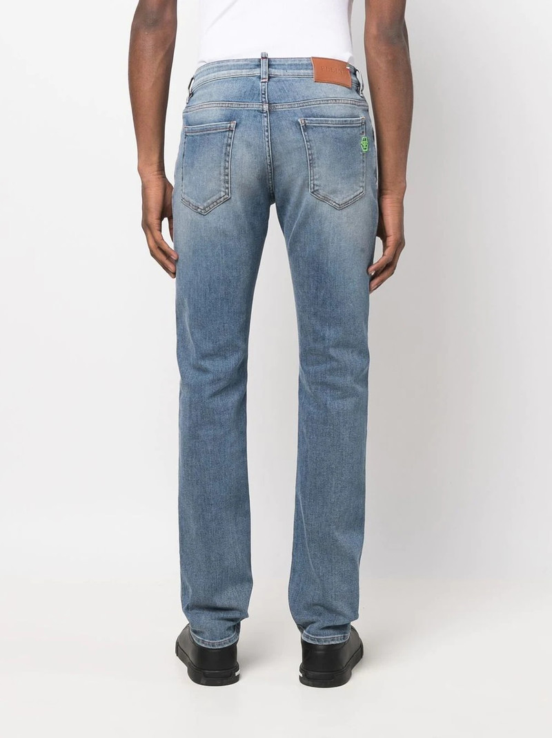 Hexagon straight-cut jeans 4