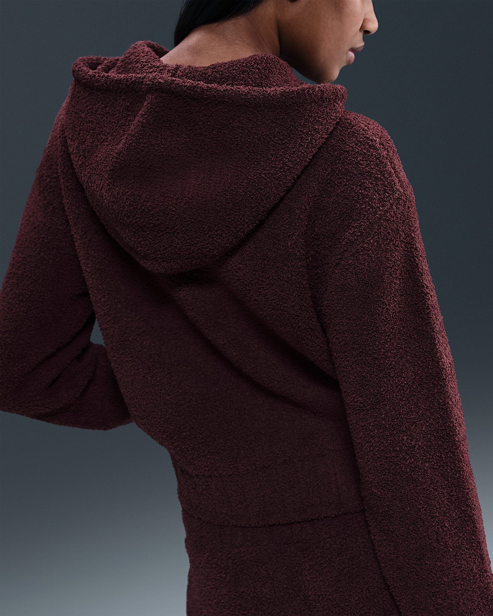 Nike Sportswear Phoenix Cozy Bouclé Women's Loose Knit Hoodie - 2