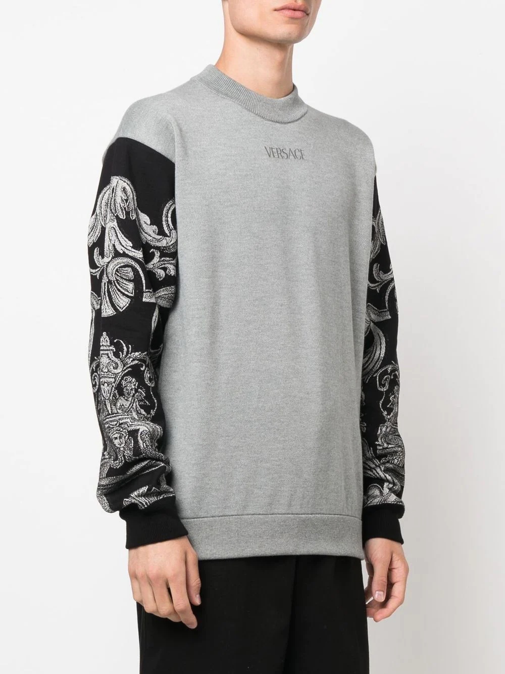 embroidered-logo long-sleeve sweatshirt - 3