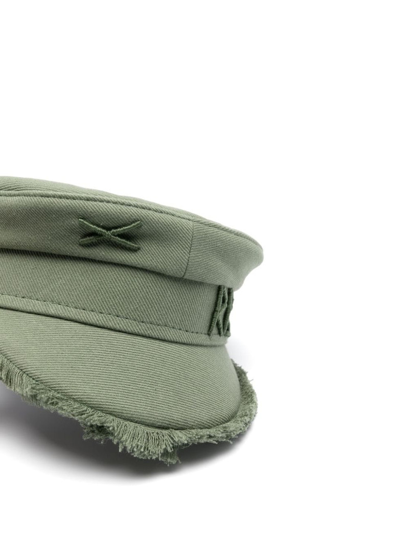 RUSLAN BAGINSKIY appliquÃ©-logo cotton hat outlook
