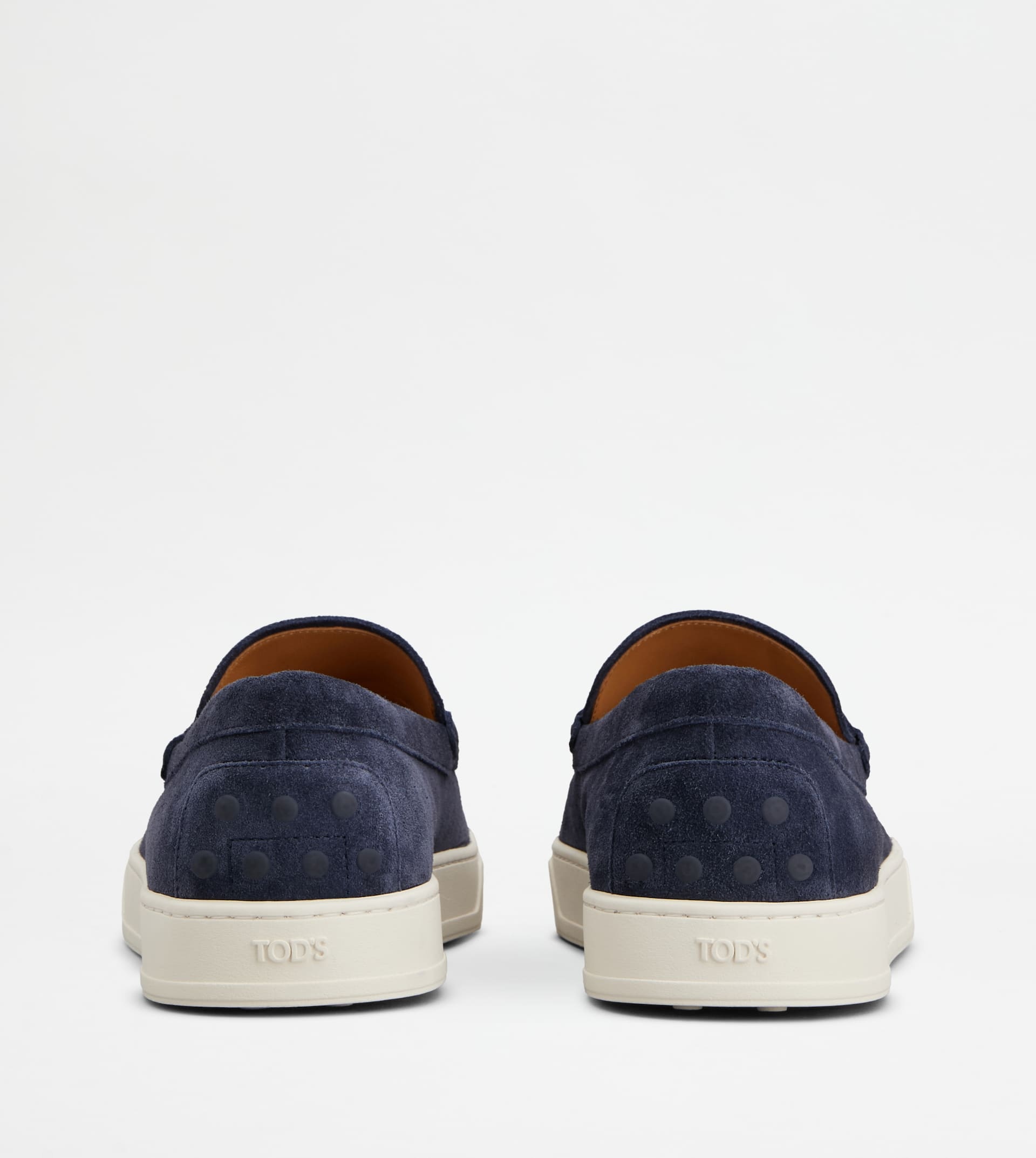 LOAFERS IN SUEDE - BLUE - 3