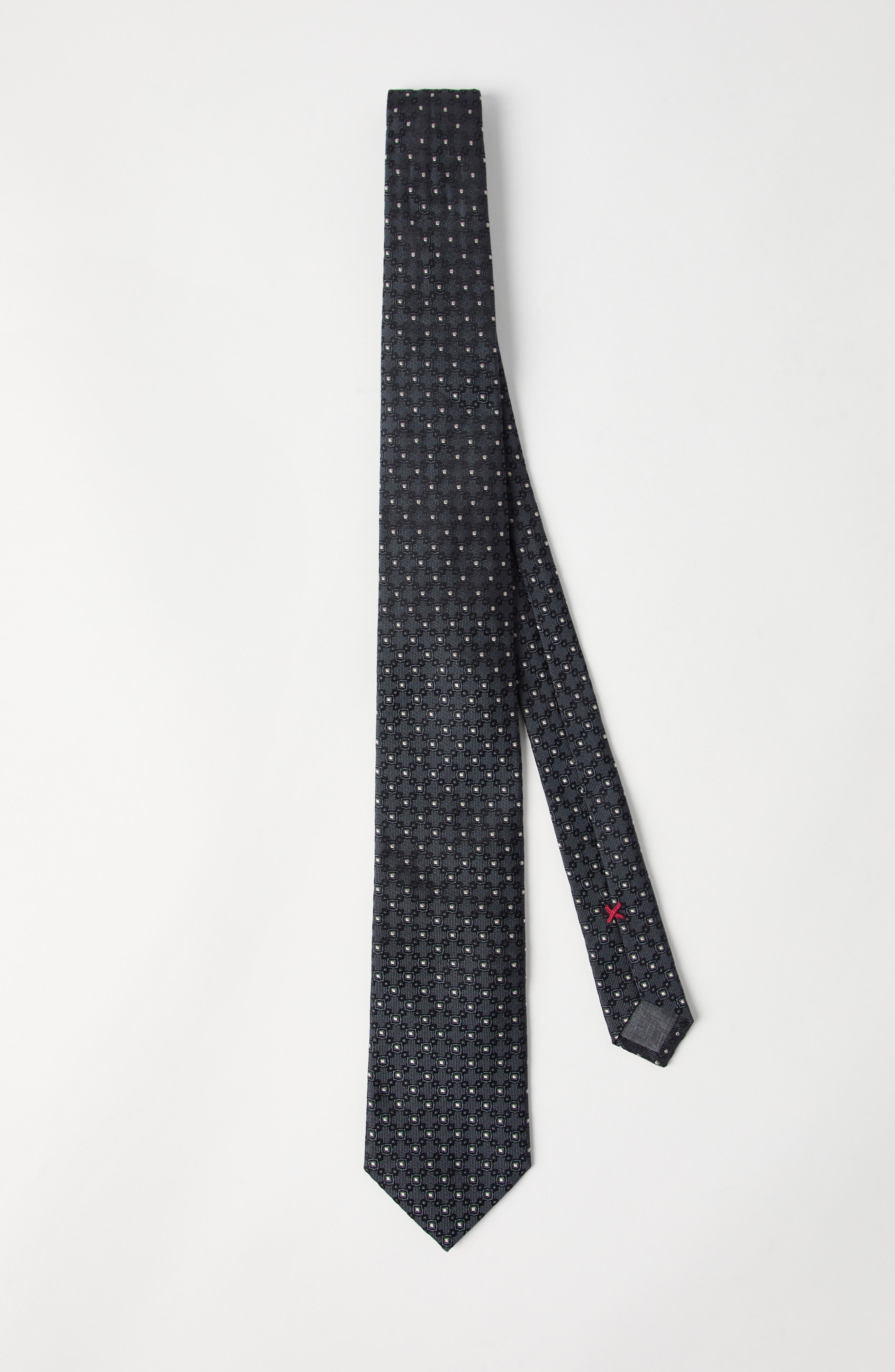 Brunello Cucinelli Necktie with jacquard pattern in Lead at Nordstrom - 2