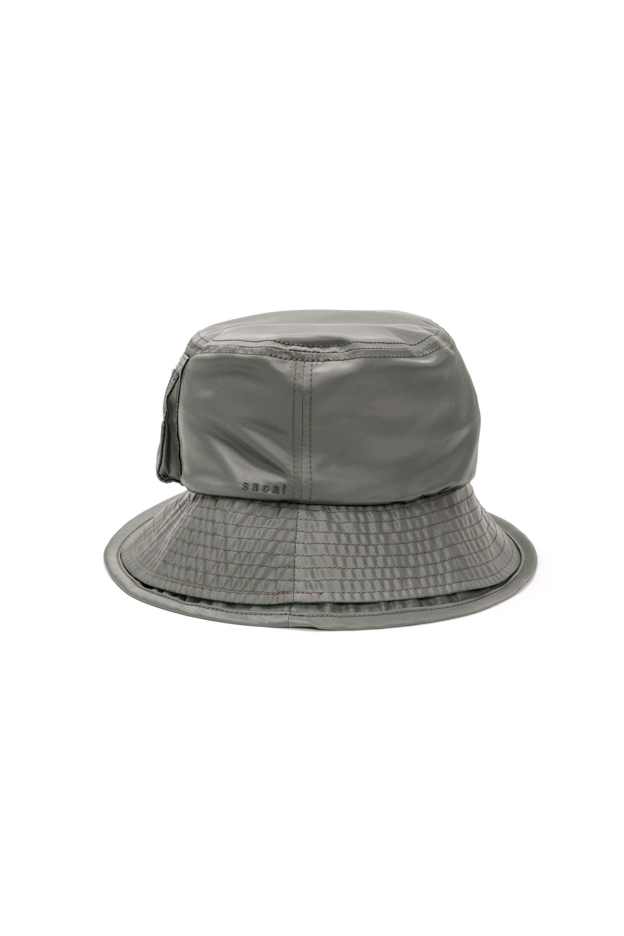 sacai Pocket Double Brim Hat / Nylon Twill | REVERSIBLE