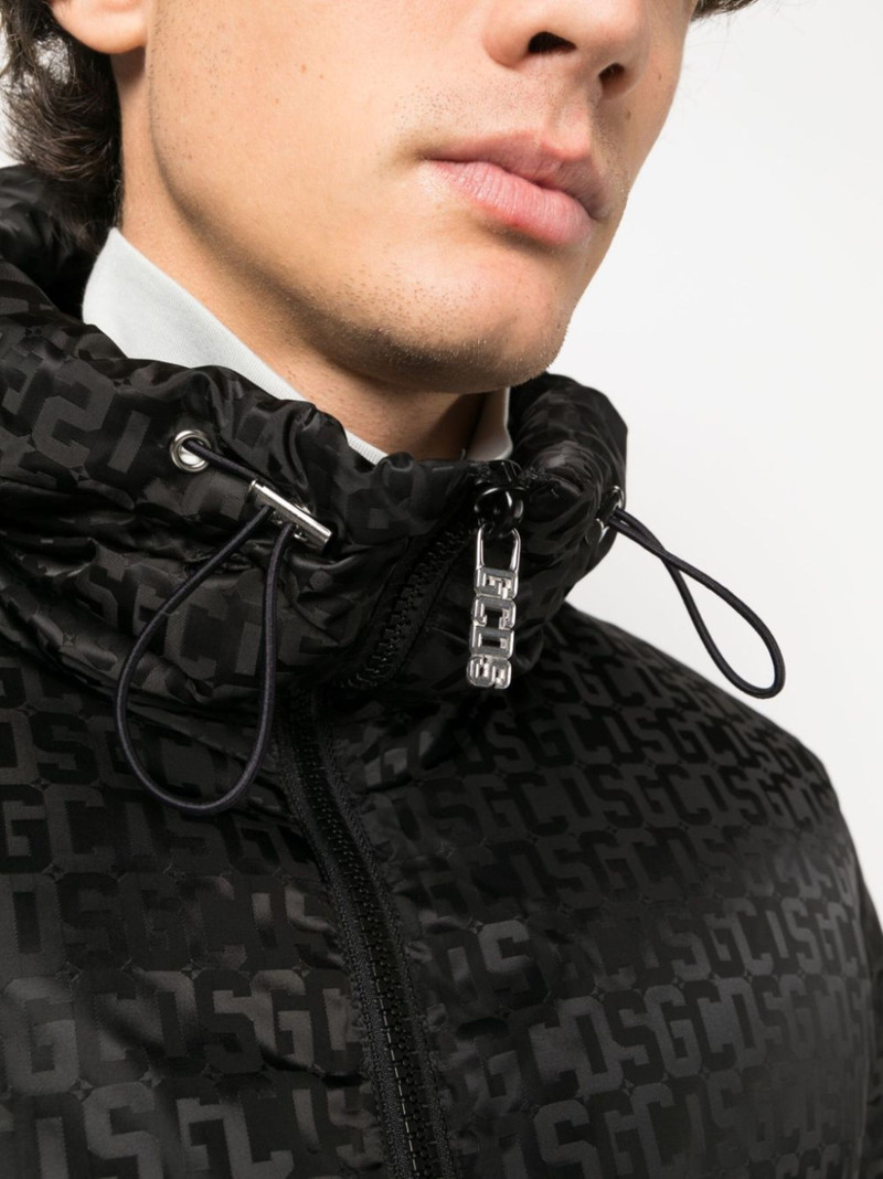 logo-monogrammed hodded jacket 5