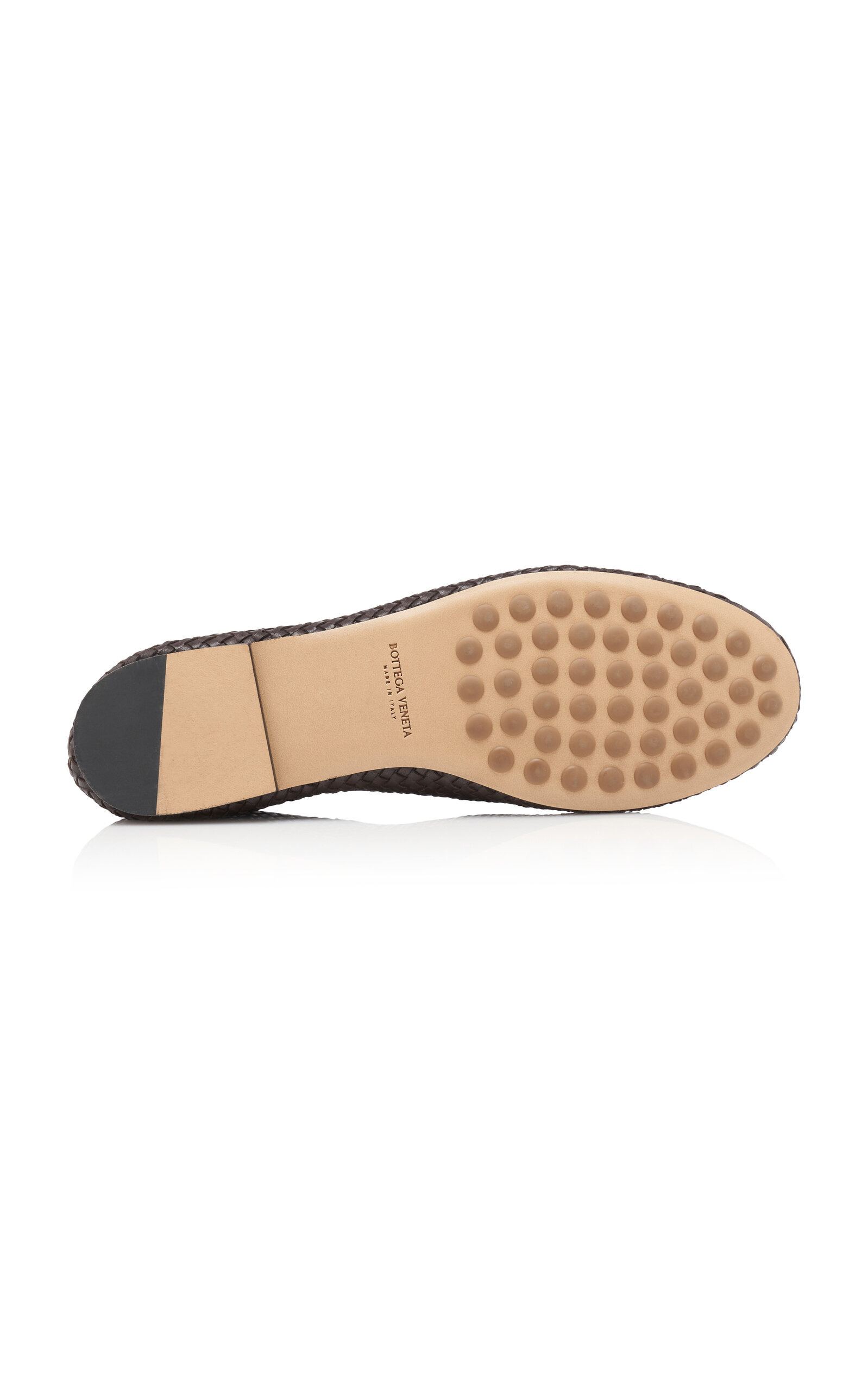 Intecciato Leather Ballet Flats brown - 6