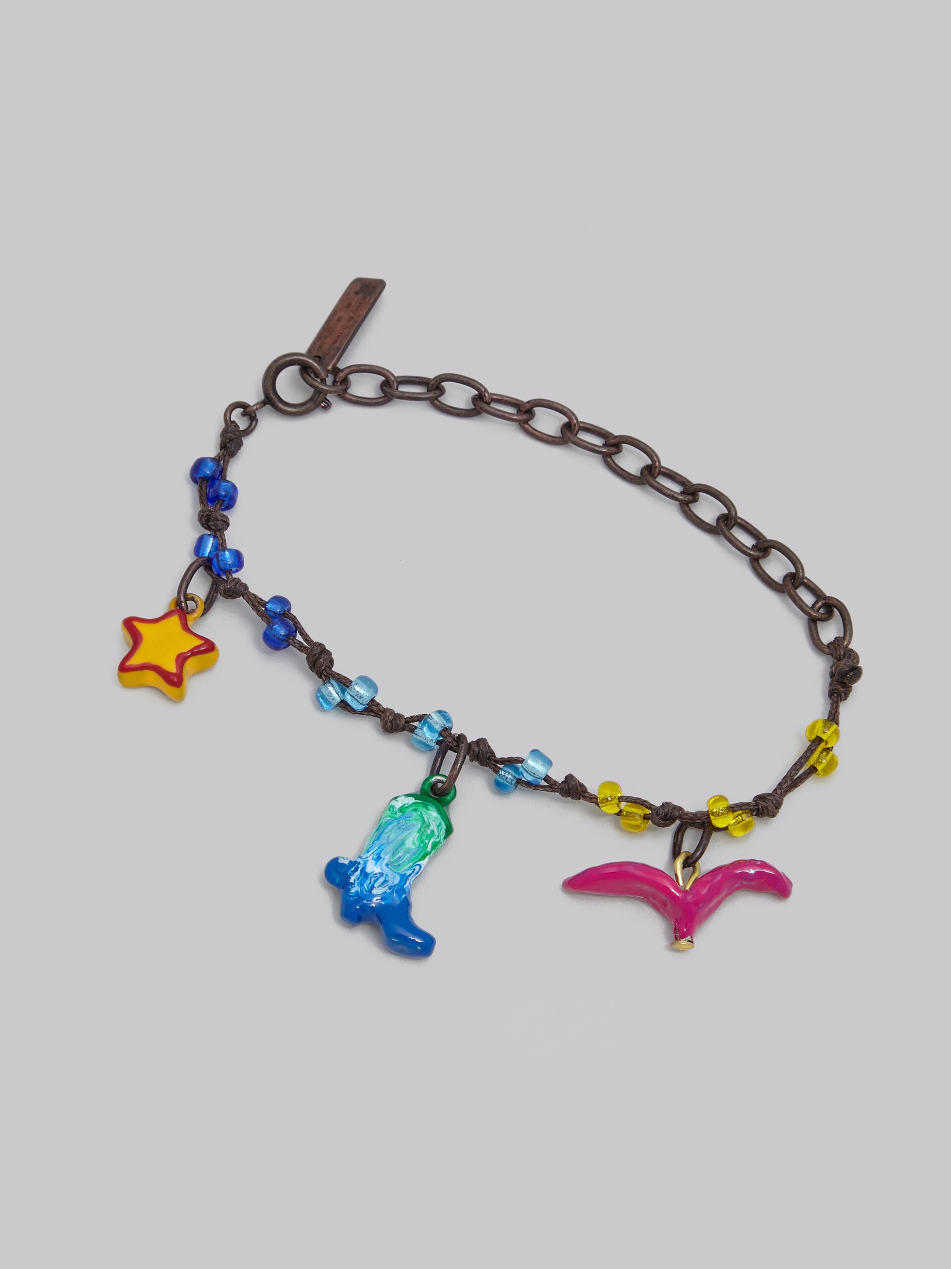 MARNI X NO VACANCY INN - BRACELET WITH RED BLUE AND YELLOW PENDANTS - 4