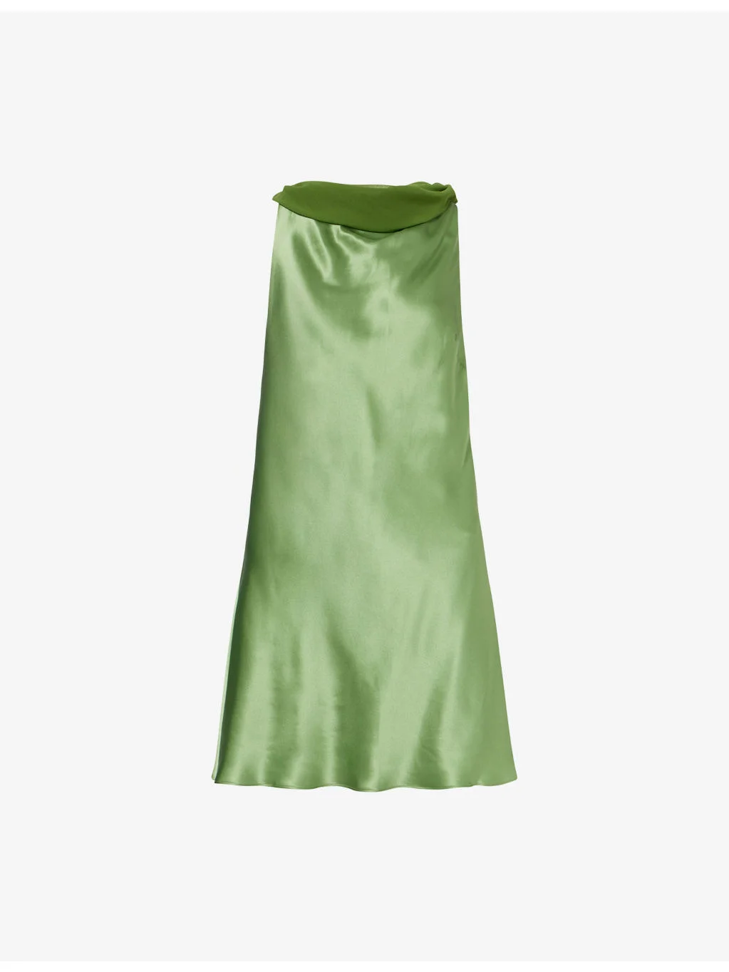 Jonelle Low-Back Silk Mini Dress - 1