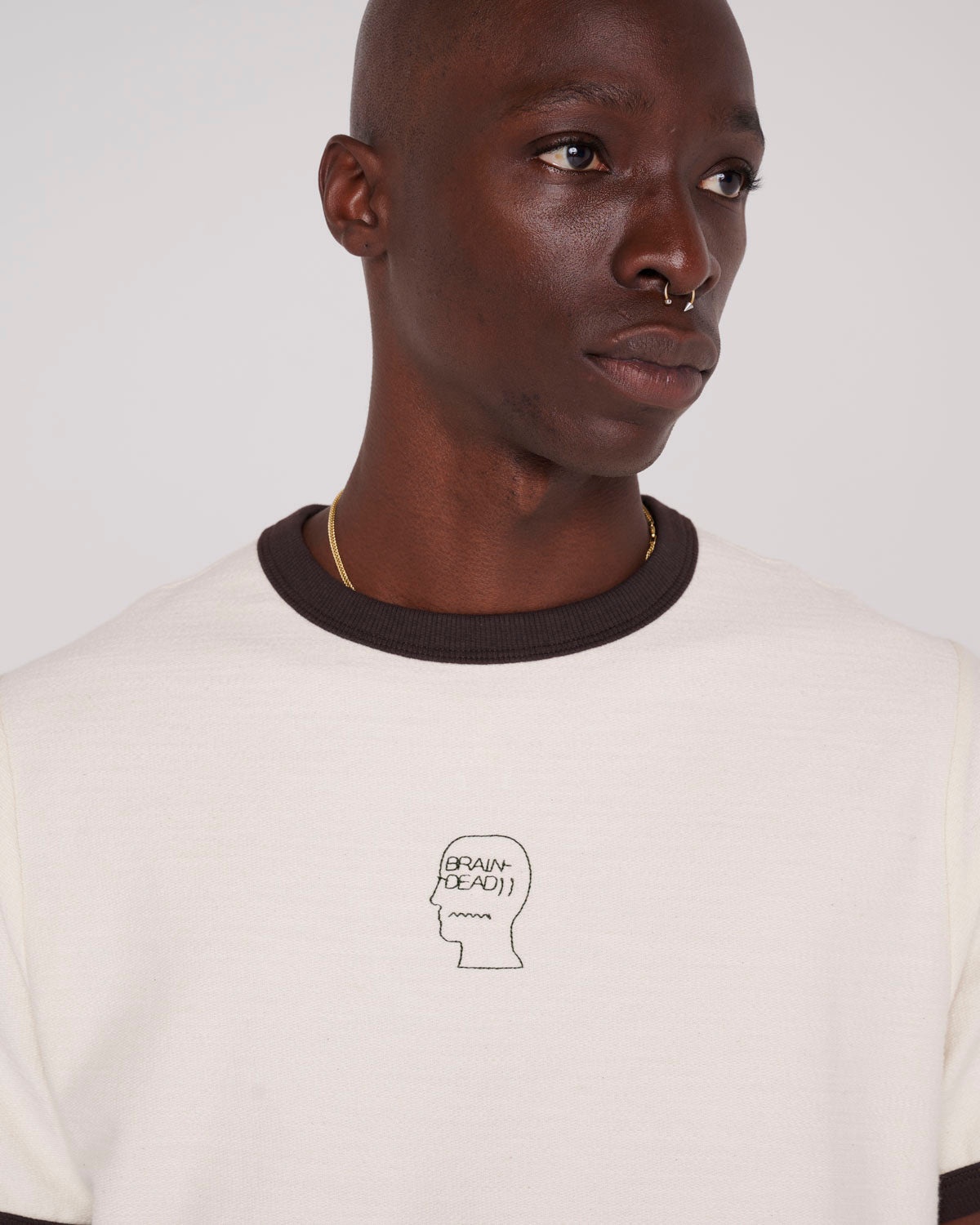 Slubby Ringer T-shirt - Natural - 6