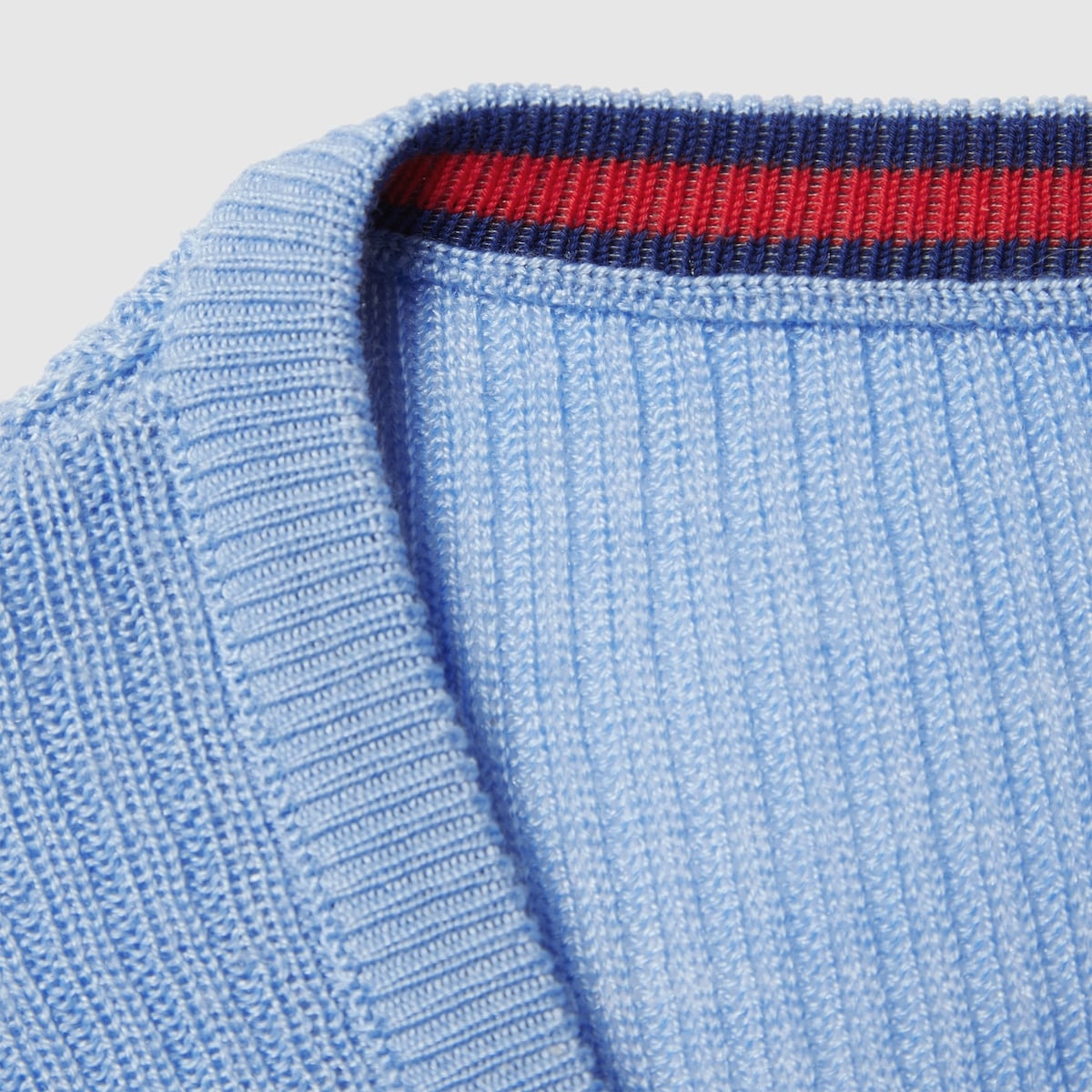 Extra fine rib wool and silk cardigan - 8