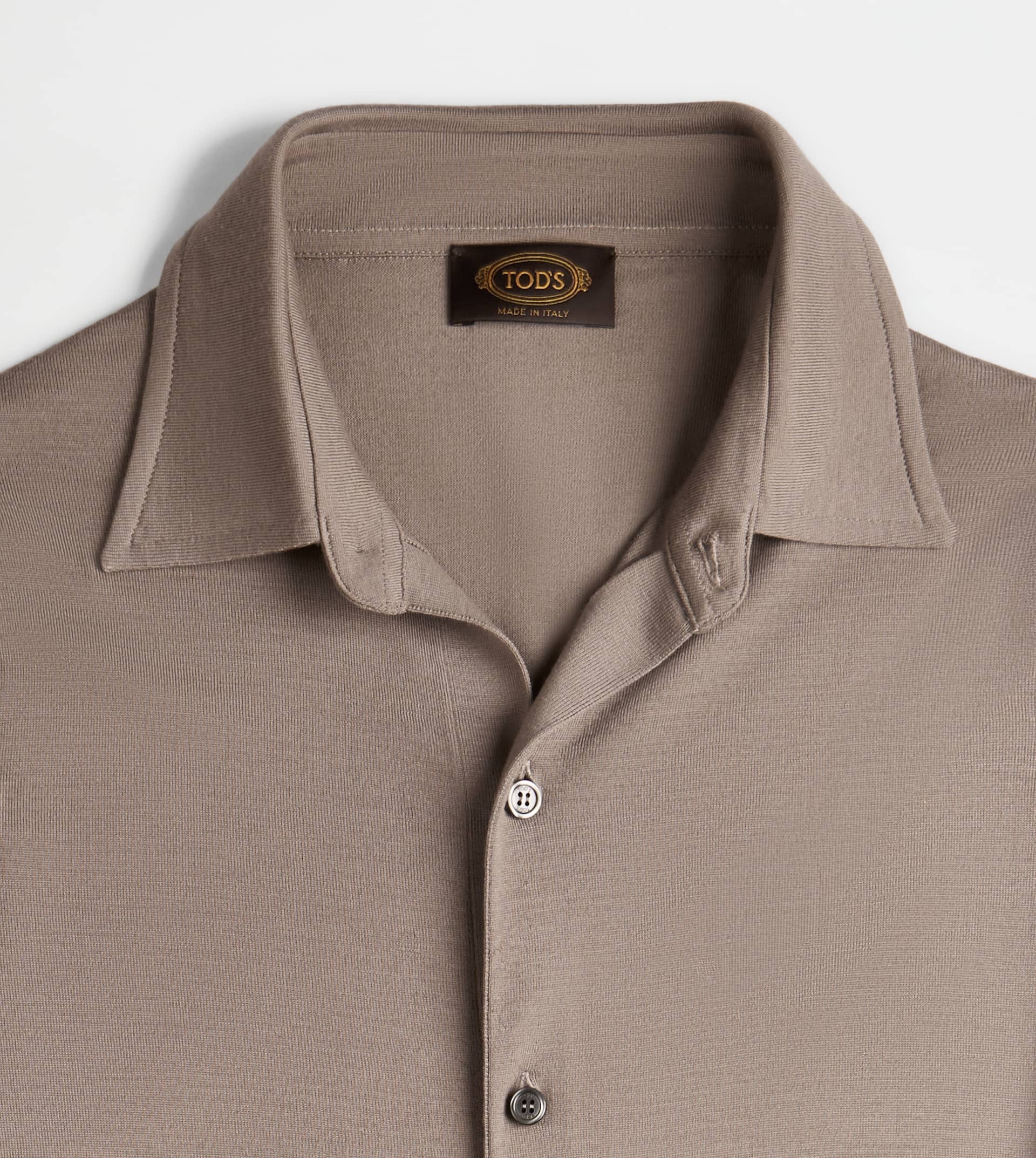 SHIRT IN T15 WOOL - BEIGE - 6