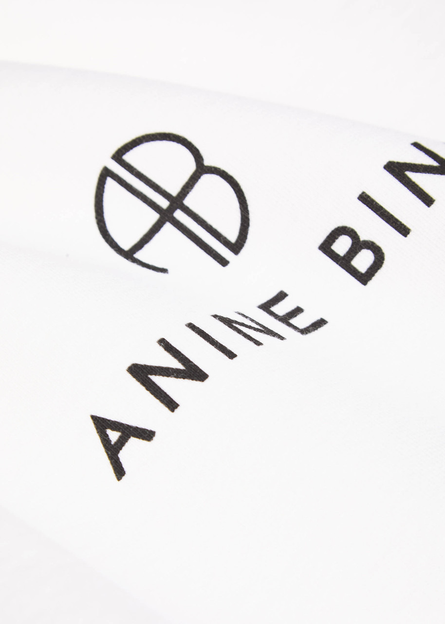 Anine Bing Jaci Logo Cotton-blend Sweatshirt - 5