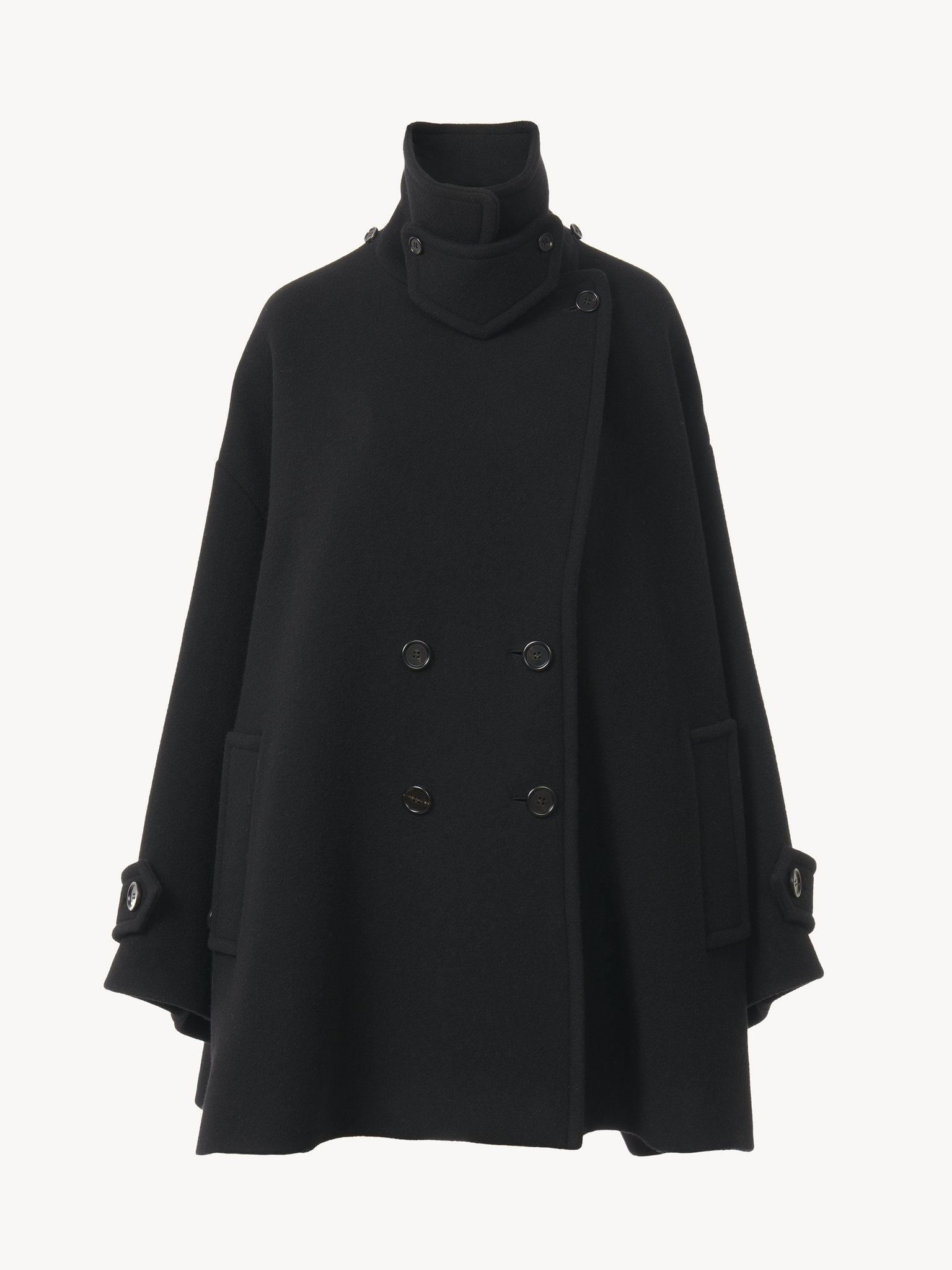 OVERSIZED COAT IN WOOL - 2