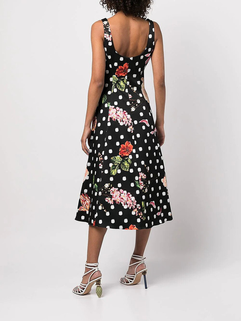 FLORAL PRINT MIDI DRESS 3