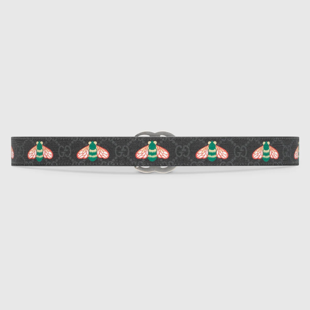 GG Marmont thin belt with bees - 3