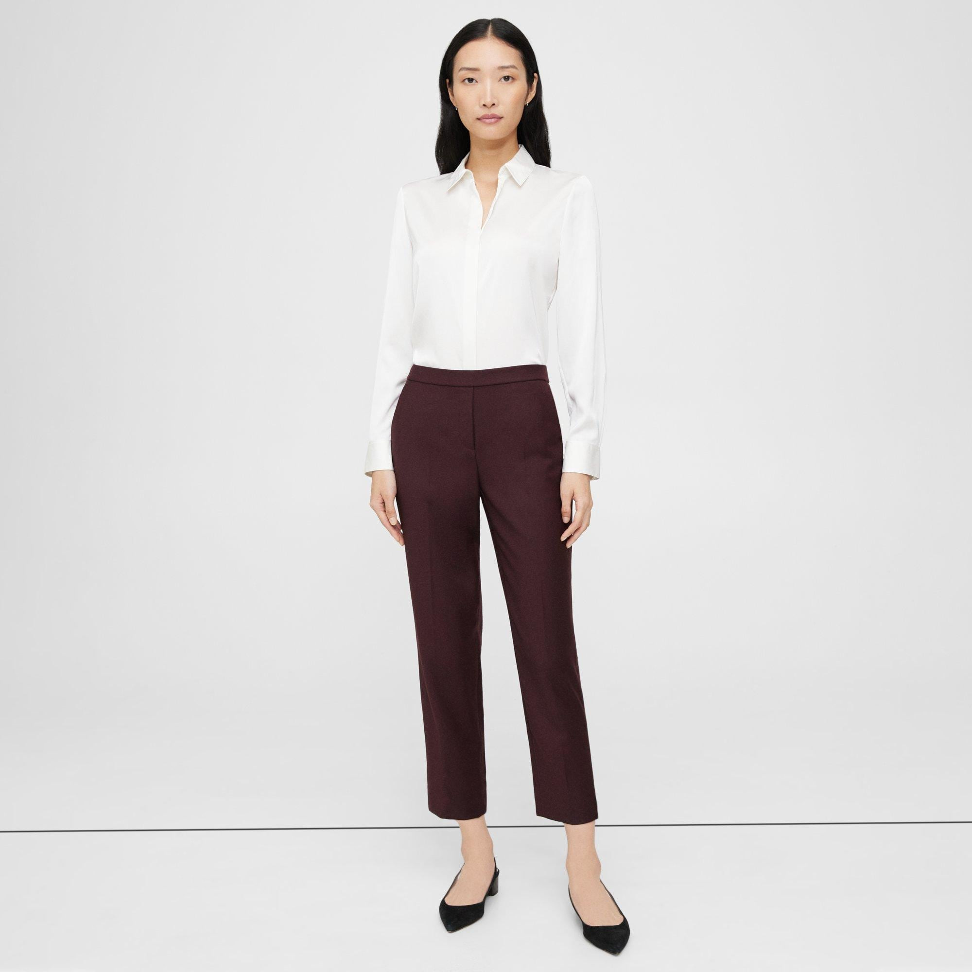 Treeca Pull-On Pant in Sleek Flannel - 2