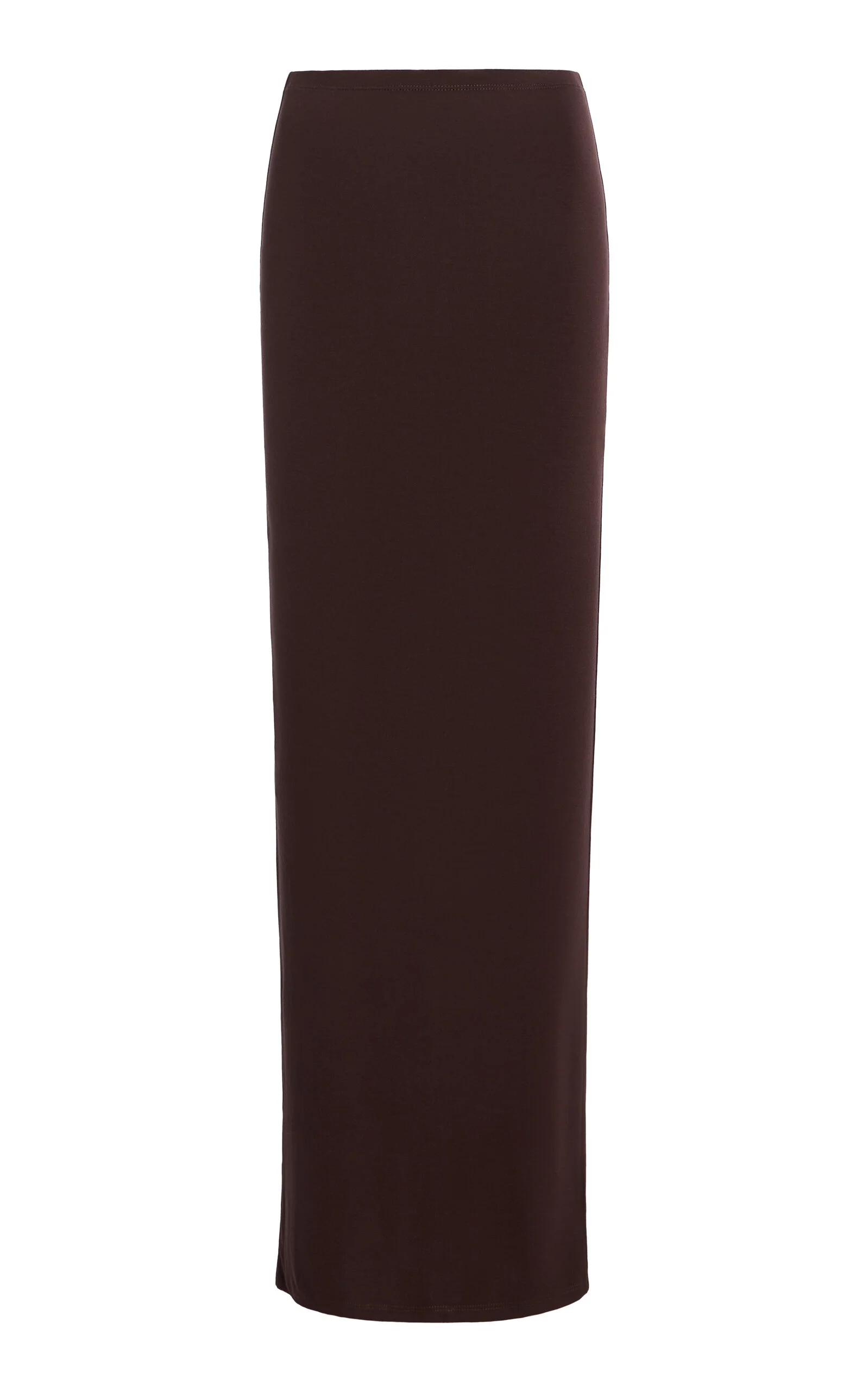 Jersey Maxi Skirt brown - 1