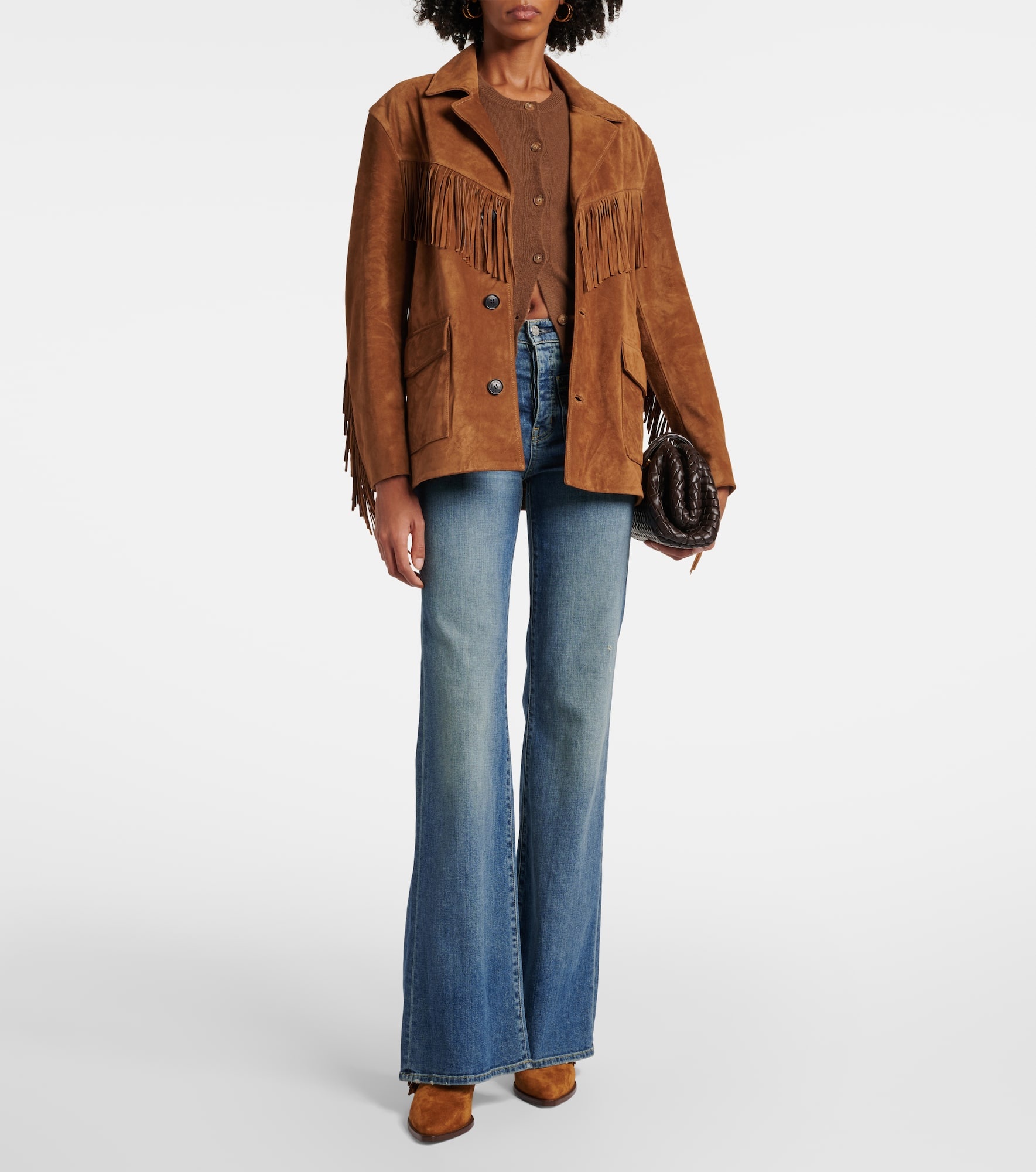Maelle fringed suede jacket - 2