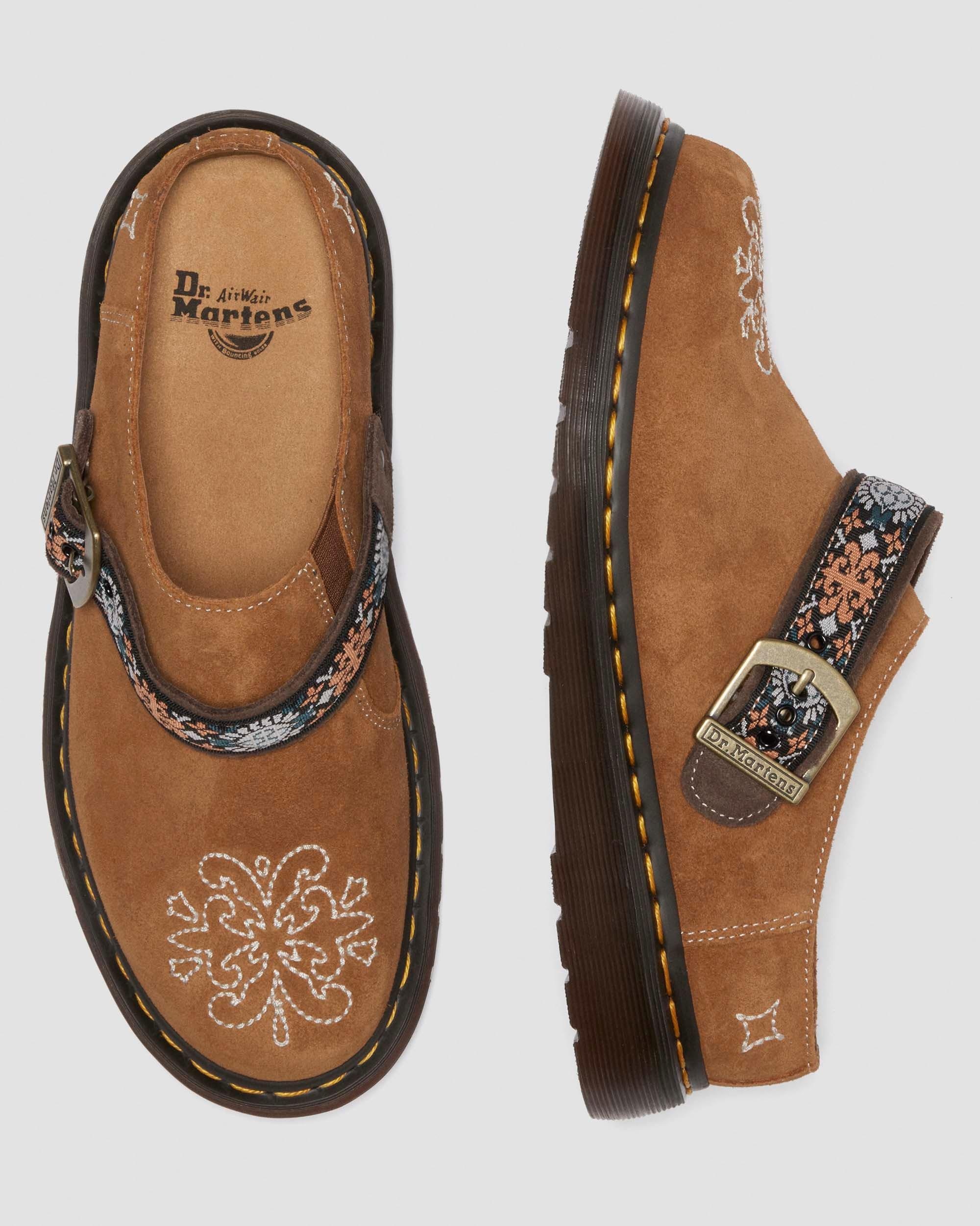 Isham Suede and Jacquard Mules - 2
