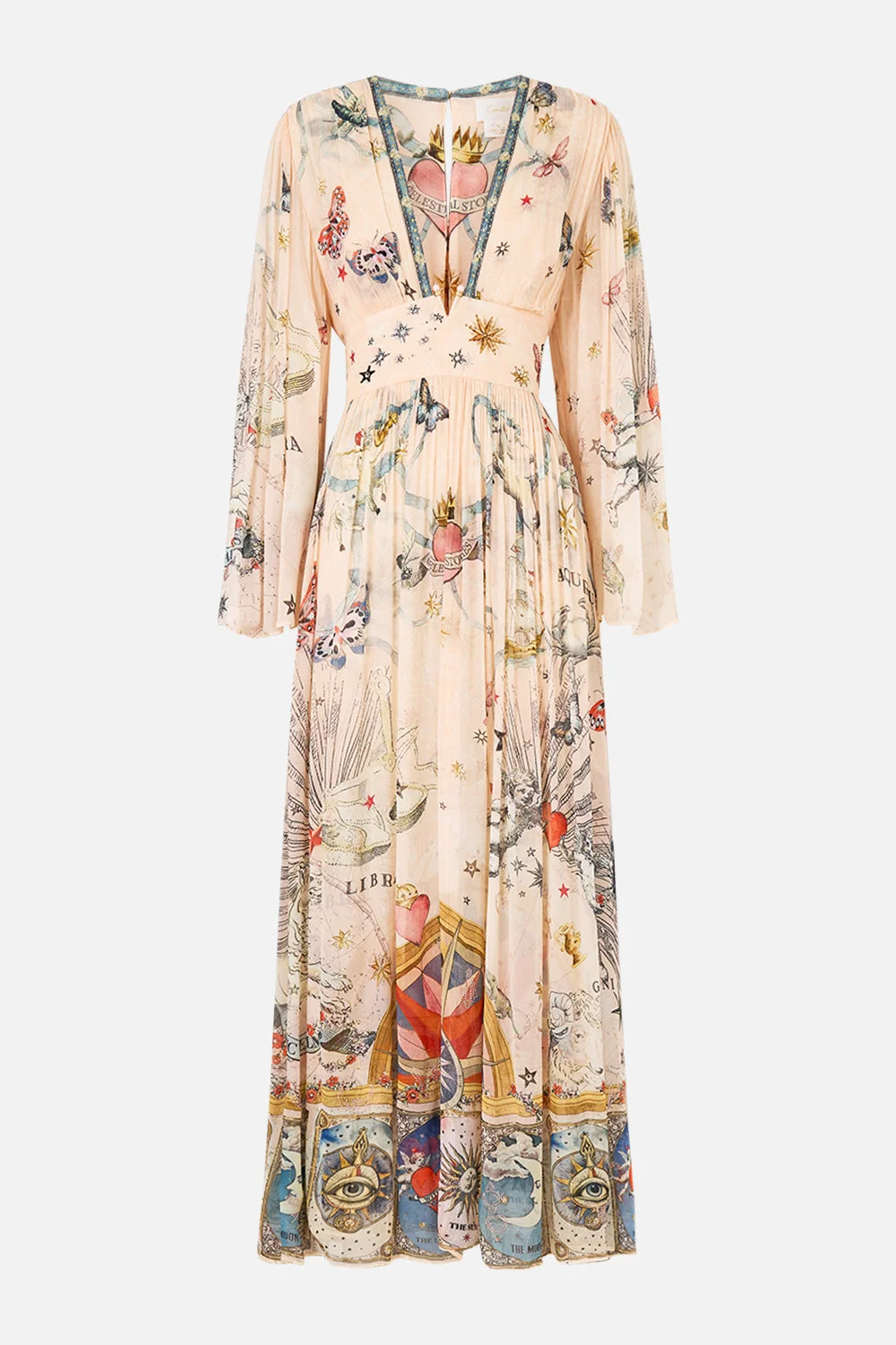 HARDWARE DETAIL LONG SLEEVE DRESS - 1