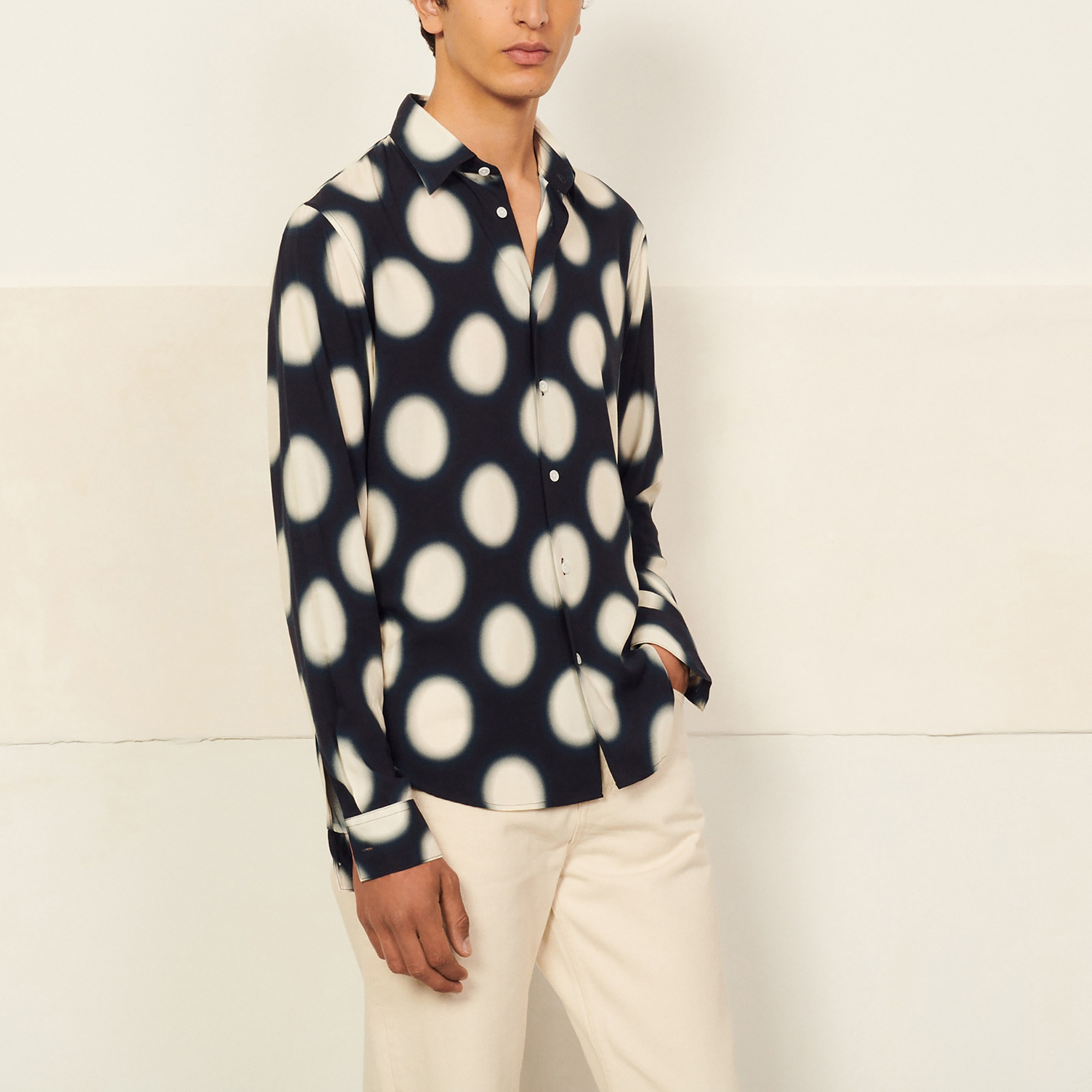 Printed viscose shirt - 2