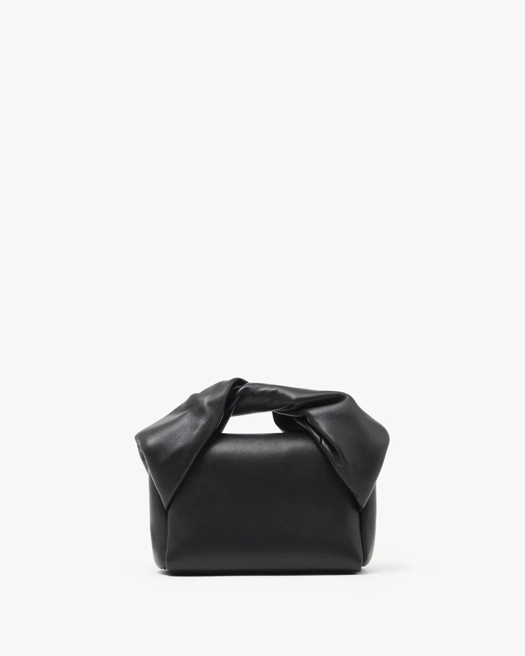 SMALL TWISTER-LEATHER TOP HANDLE BAG - 4