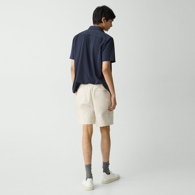 Theory Drawstring Short in Stretch Cotton Canvas outlook