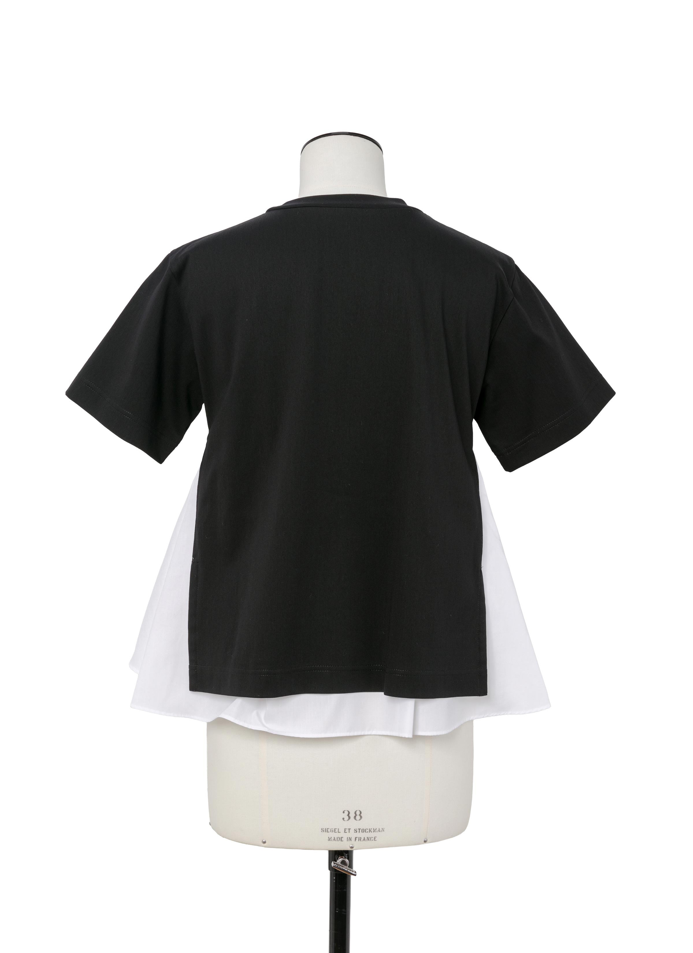 Poplin x Cotton Jersey T-Shirt - 3