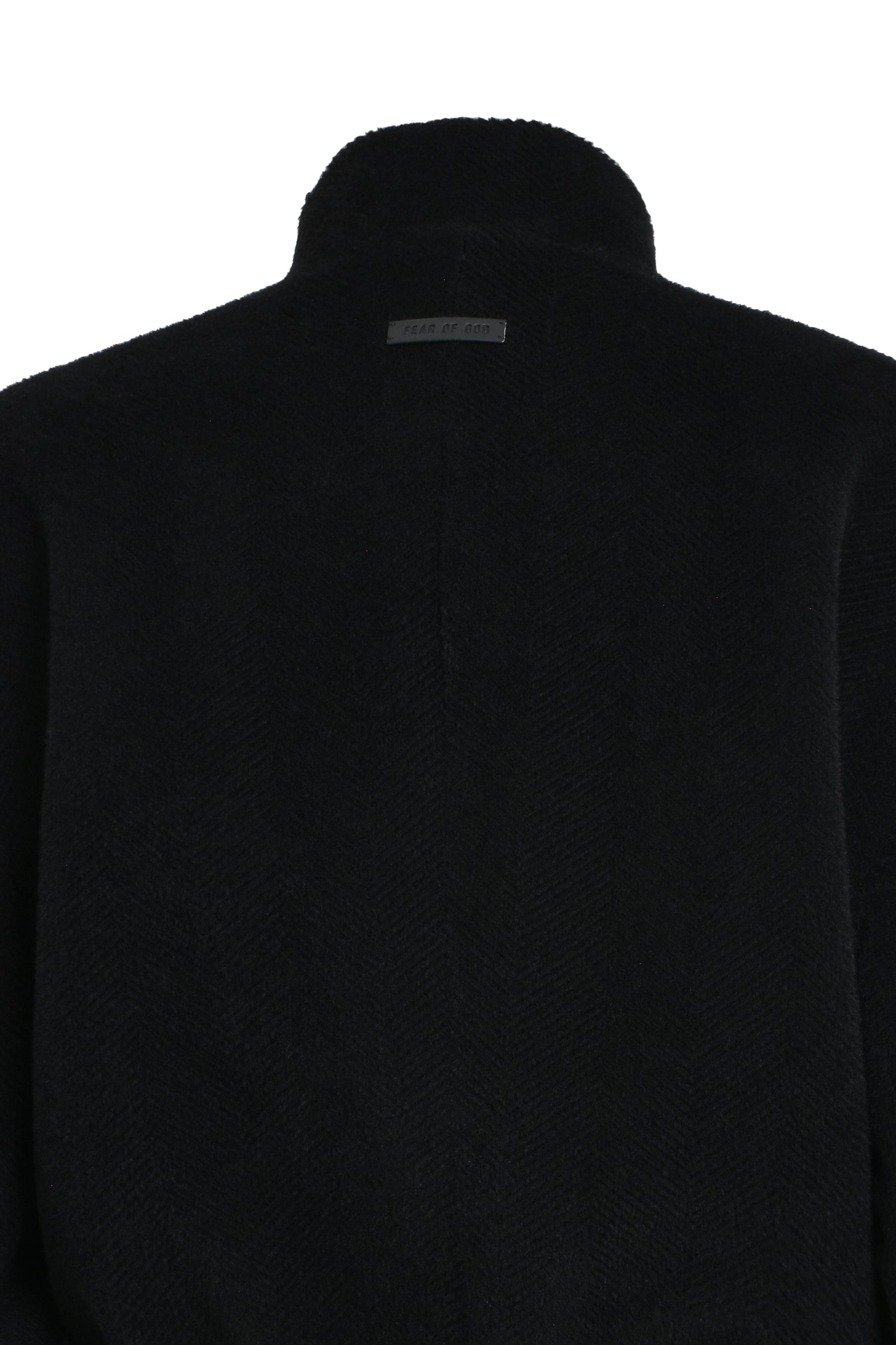 LAPELLESS COAT / BLK - 5